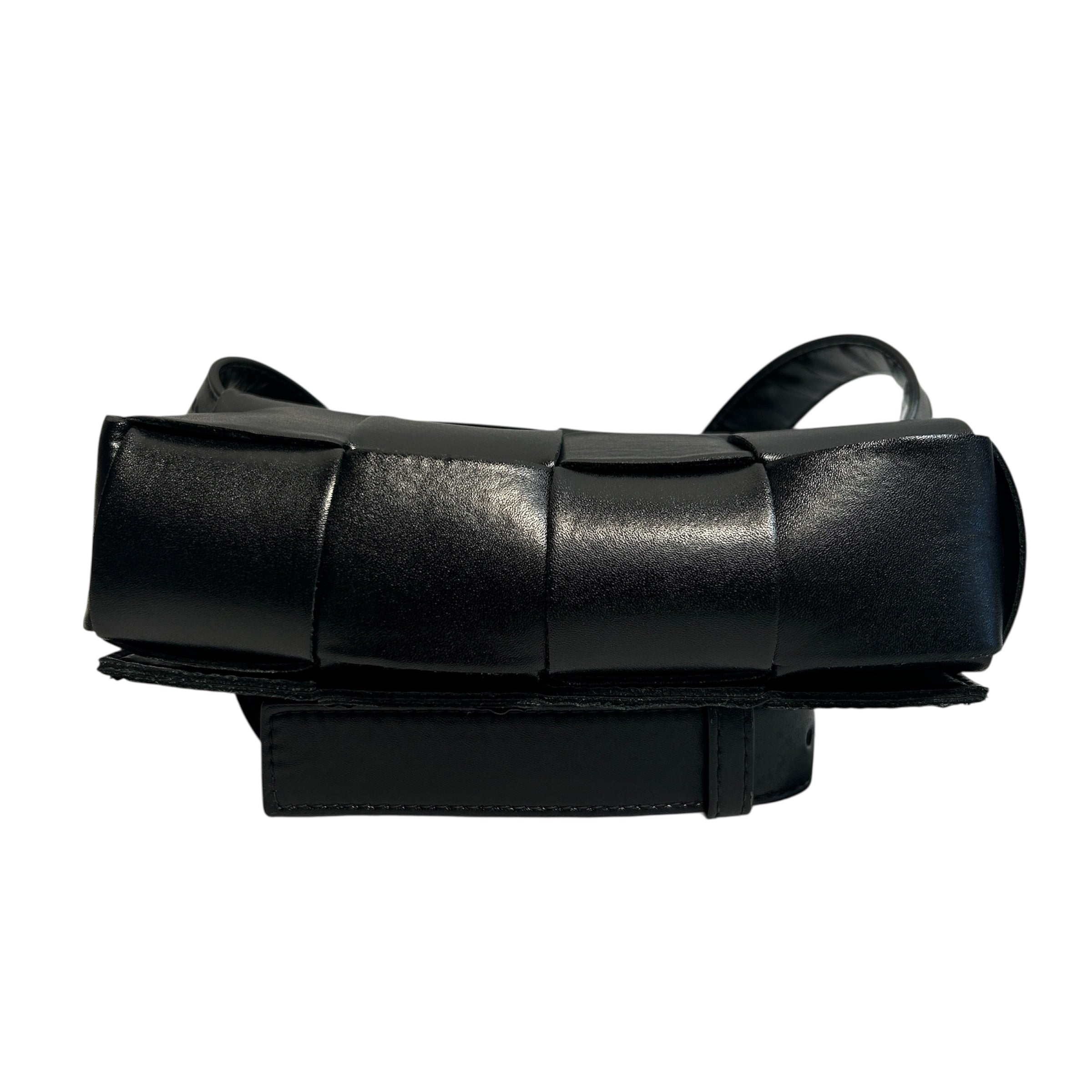 BOTTEGA VENETA/Fanny Pack/Leather/BLK/Intrecciato Cassette view 3