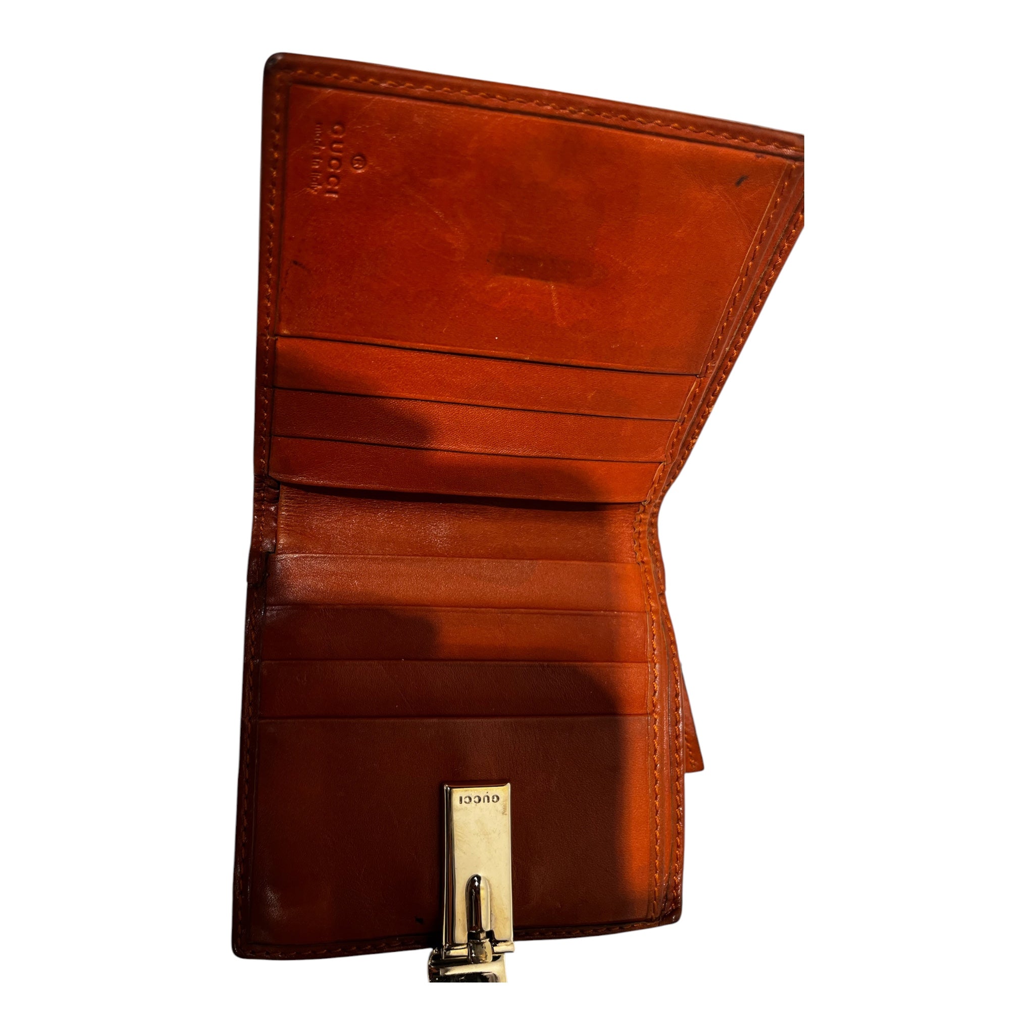 GUCCI/Bifold Wallet/All Over Print/Leather/CML/Buckle view 3