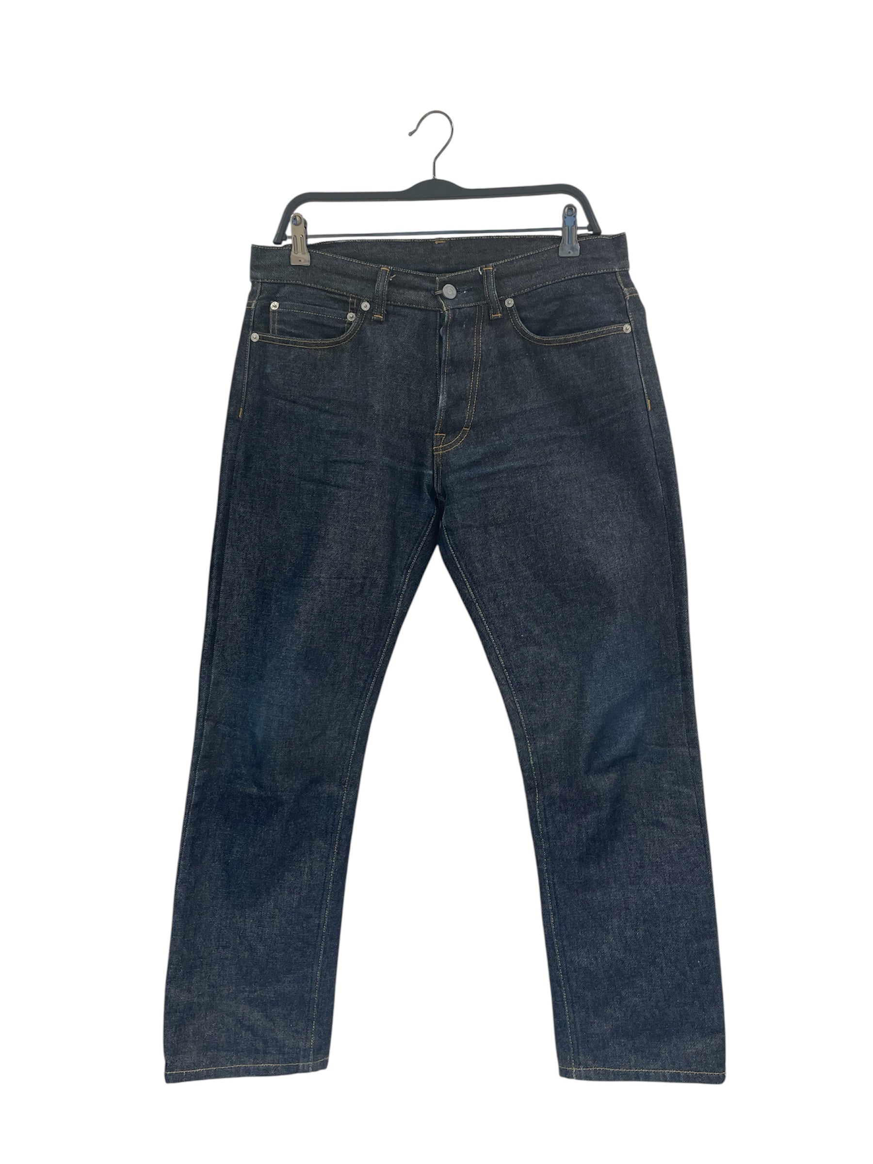 OUR LEGACY/Straight Pants/27/Denim/NVY/Button Fly/"FIRST CUT/RAW BLUE" view 1