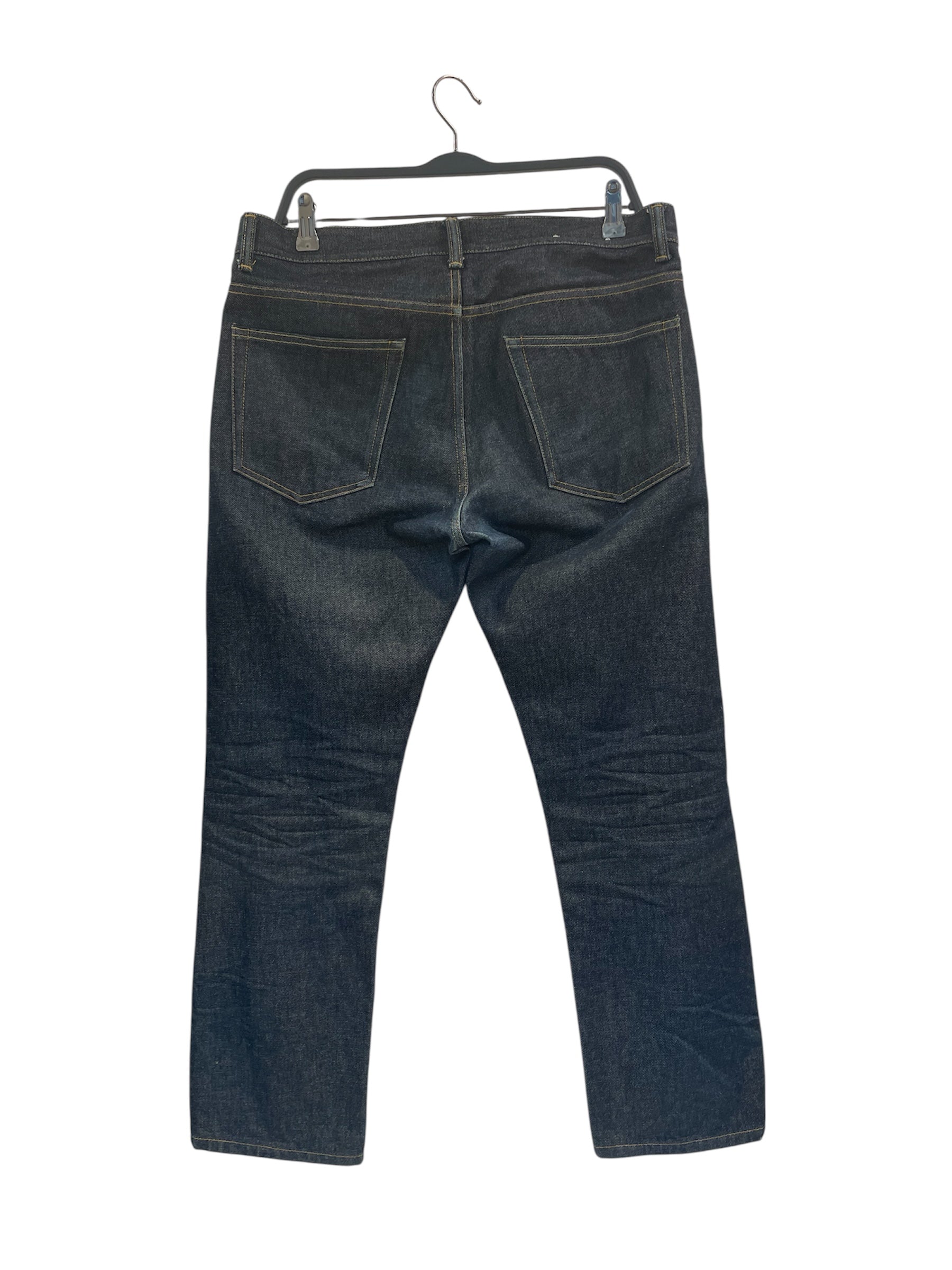 OUR LEGACY/Straight Pants/27/Denim/NVY/Button Fly/"FIRST CUT/RAW BLUE" view 2