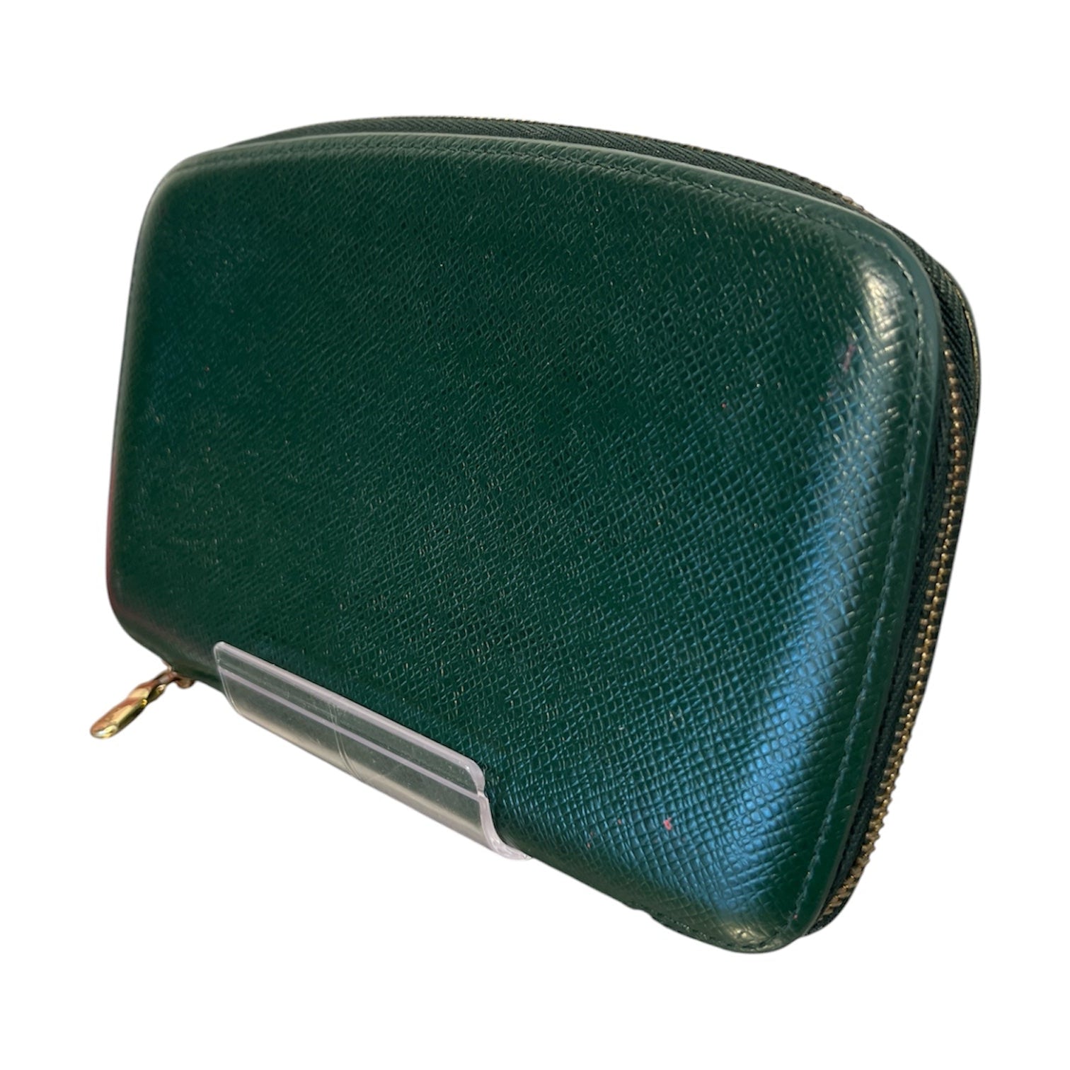 LOUIS VUITTON/Long Wallet/Leather/GRN/LV TAIGA LEATHER ATOLL ZIP view 2