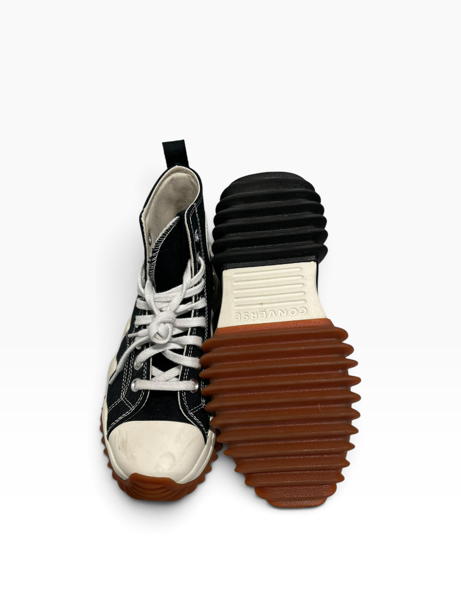 CONVERSE/Hi-Sneakers/US 7/Cotton/BLK/RUN STAR MOTION view 4