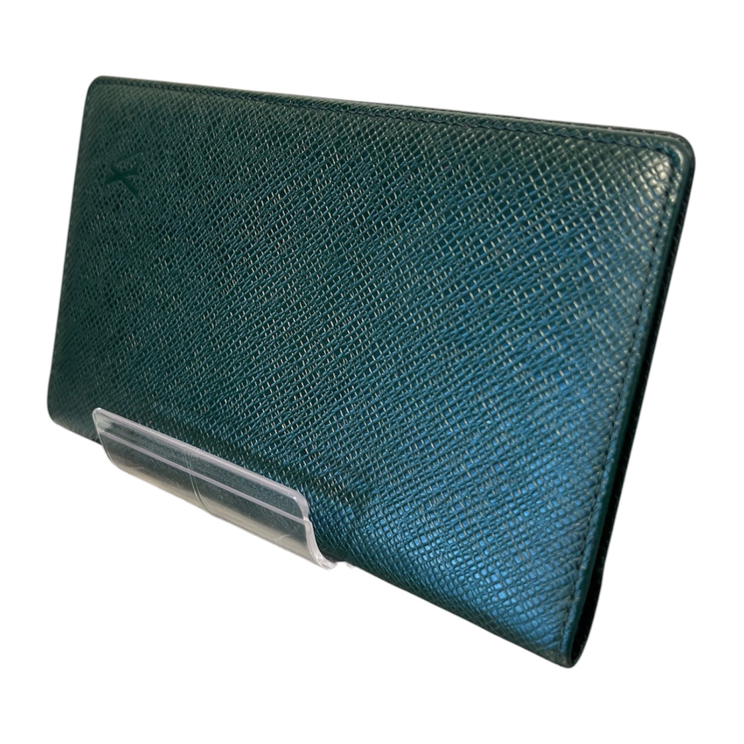 LOUIS VUITTON/Long Wallet/Leather/GRN/LV TAIGA LONG BIFOLD view 1