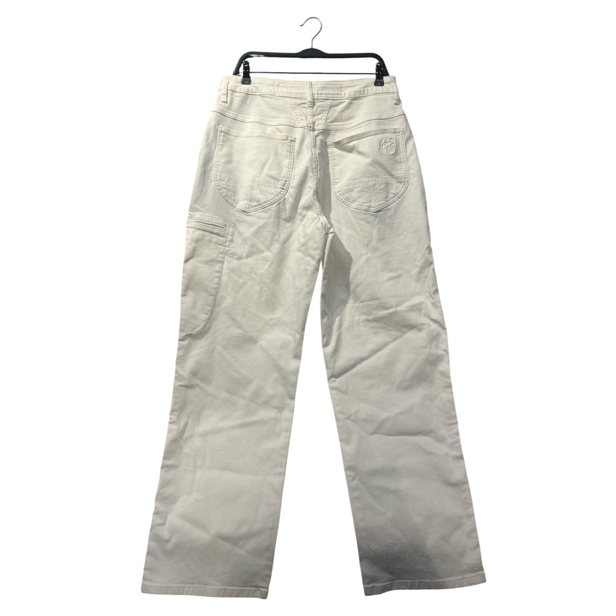 MARITHE FRANCOIS GIRBAUD/Straight Pants/33/Denim/WHT/ view 2