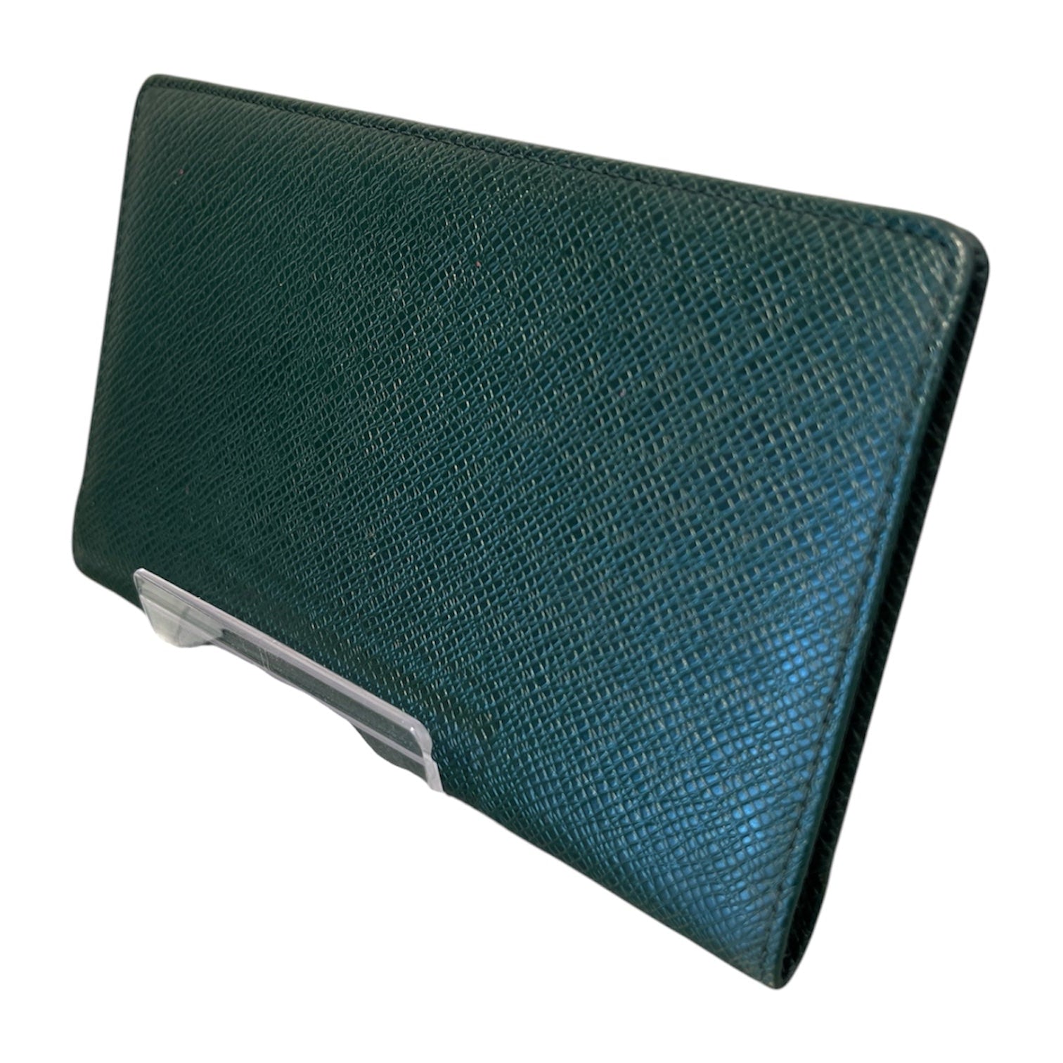 LOUIS VUITTON/Long Wallet/Leather/GRN/LV TAIGA LONG BIFOLD view 2