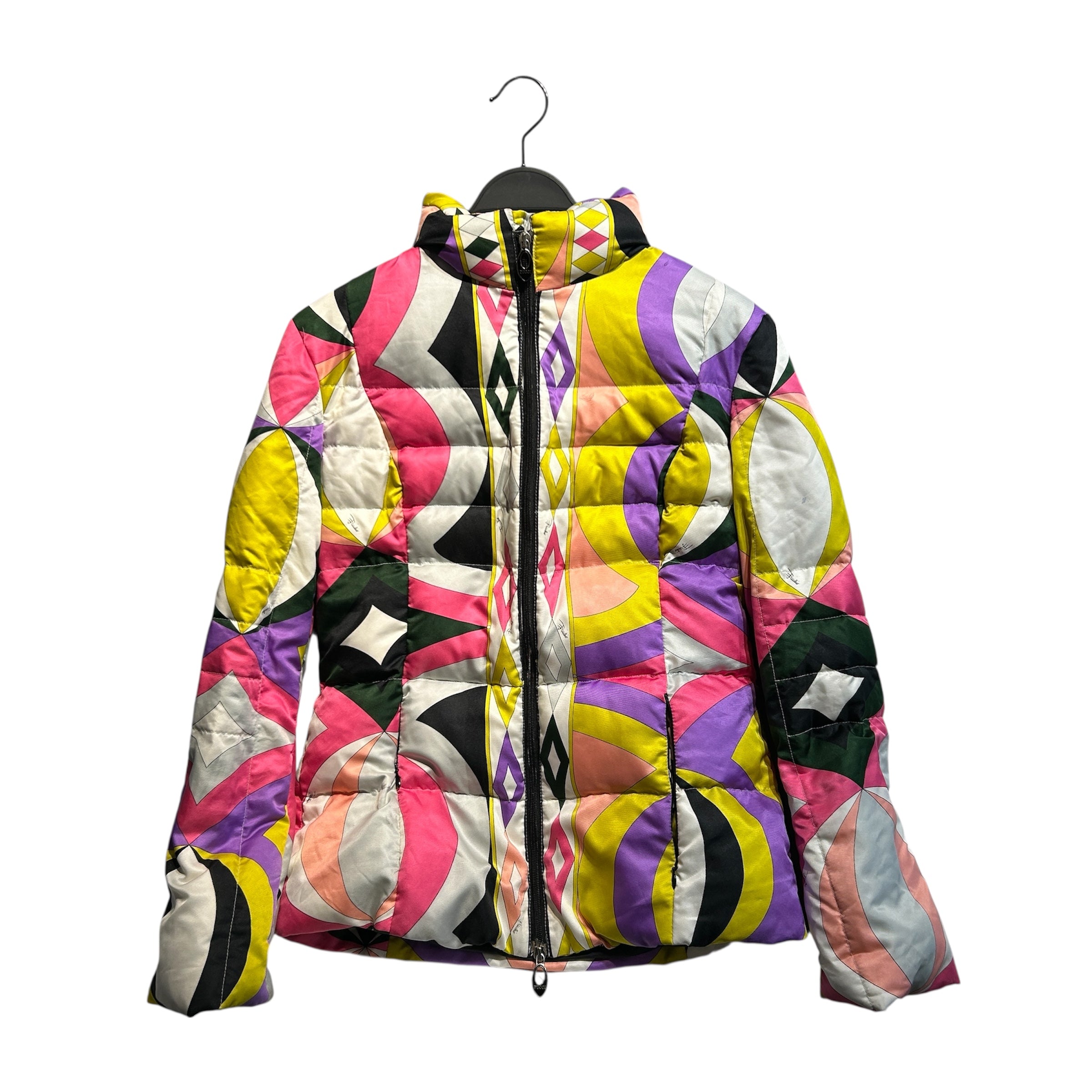 EMILIO PUCCI/Puffer Jkt/10/All Over Print/Nylon/MLT/All Over Print Puffer Jacket view 1