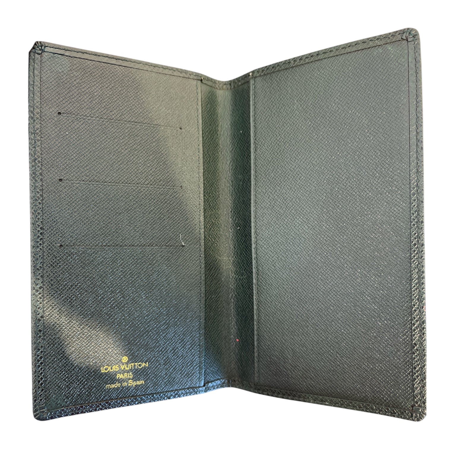 LOUIS VUITTON/Long Wallet/Leather/GRN/LV TAIGA LONG BIFOLD view 3