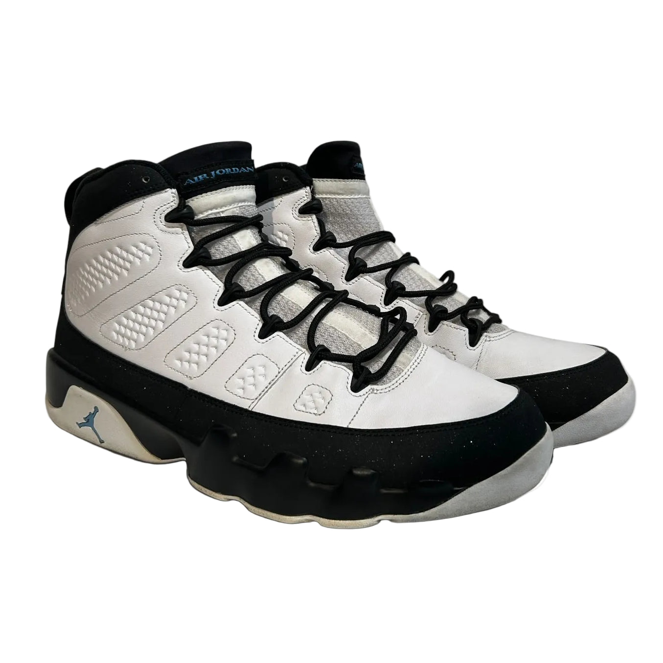 NIKE/Hi-Sneakers/US 13/White/Jordan 9 RETRO UNIVERSITY BLUE view 1
