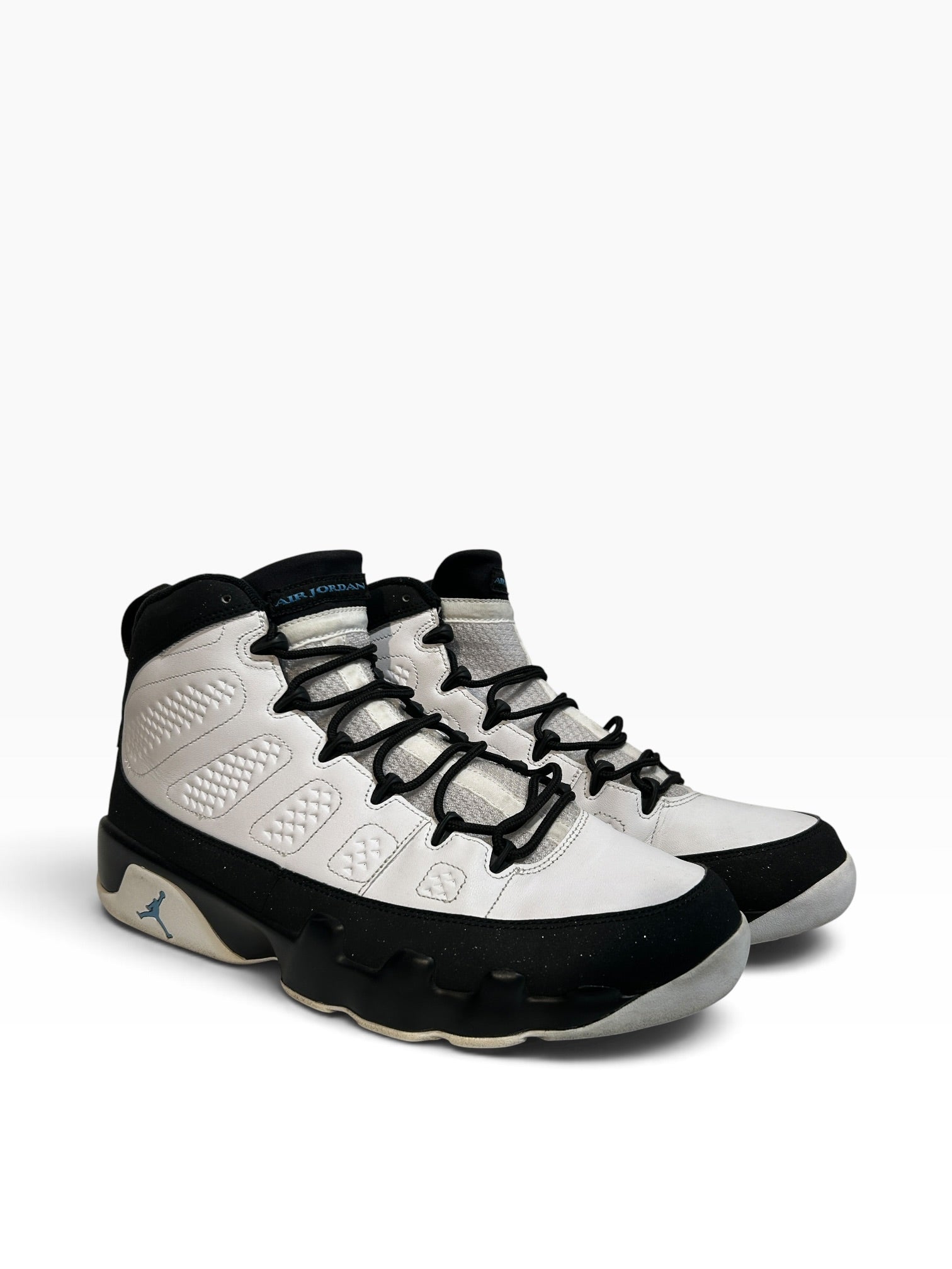 NIKE/Hi-Sneakers/US 13/White/Jordan 9 RETRO UNIVERSITY BLUE view 1