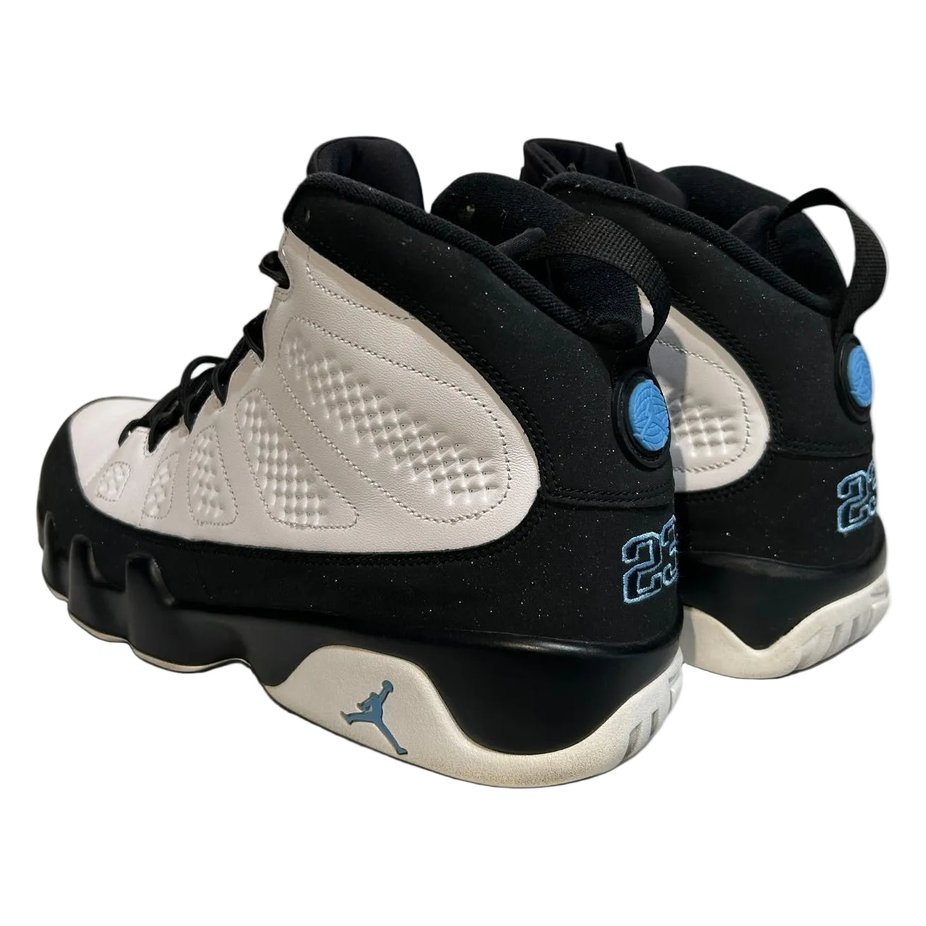 NIKE/Hi-Sneakers/US 13/White/Jordan 9 RETRO UNIVERSITY BLUE view 2