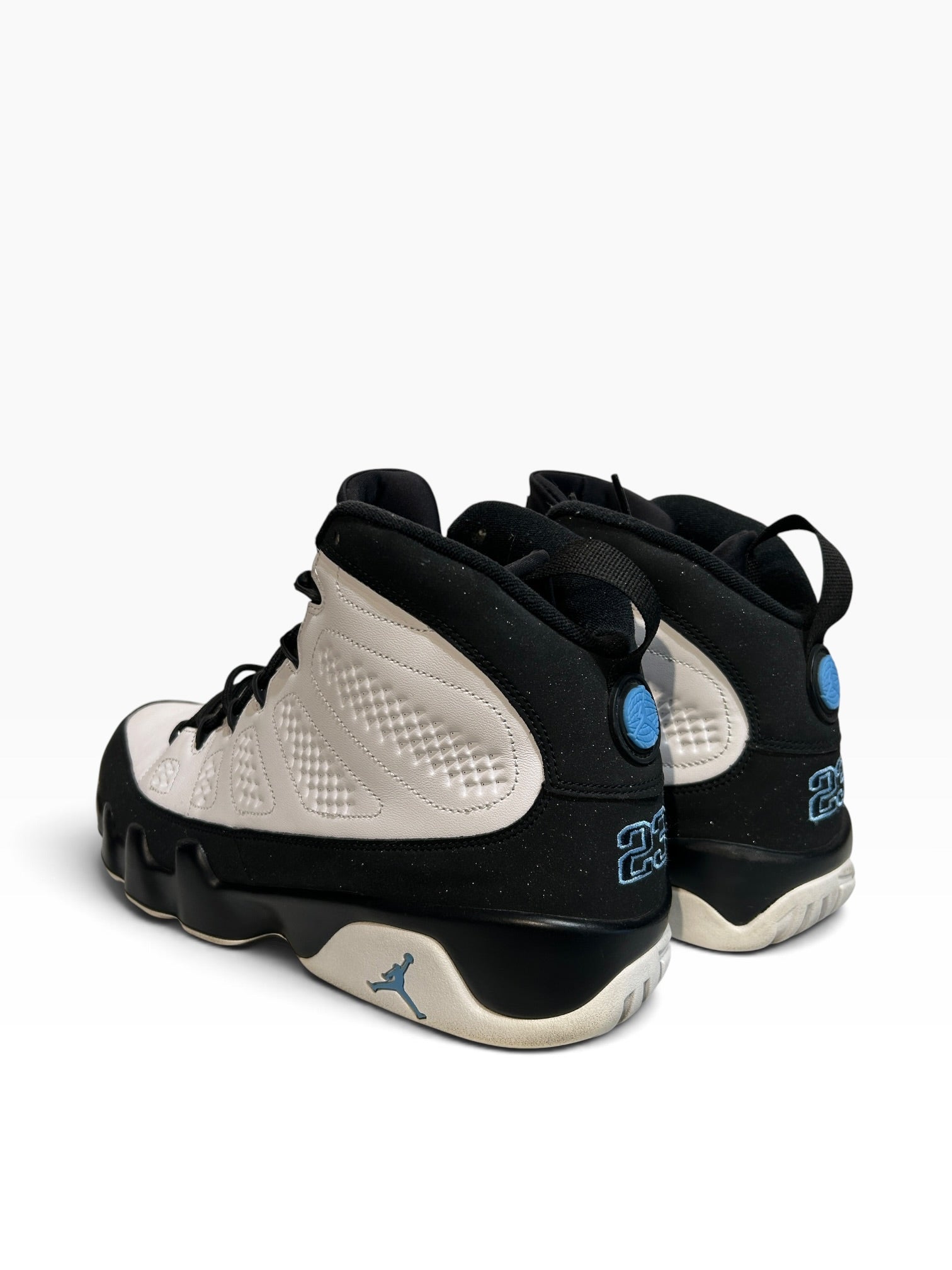NIKE/Hi-Sneakers/US 13/White/Jordan 9 RETRO UNIVERSITY BLUE view 2