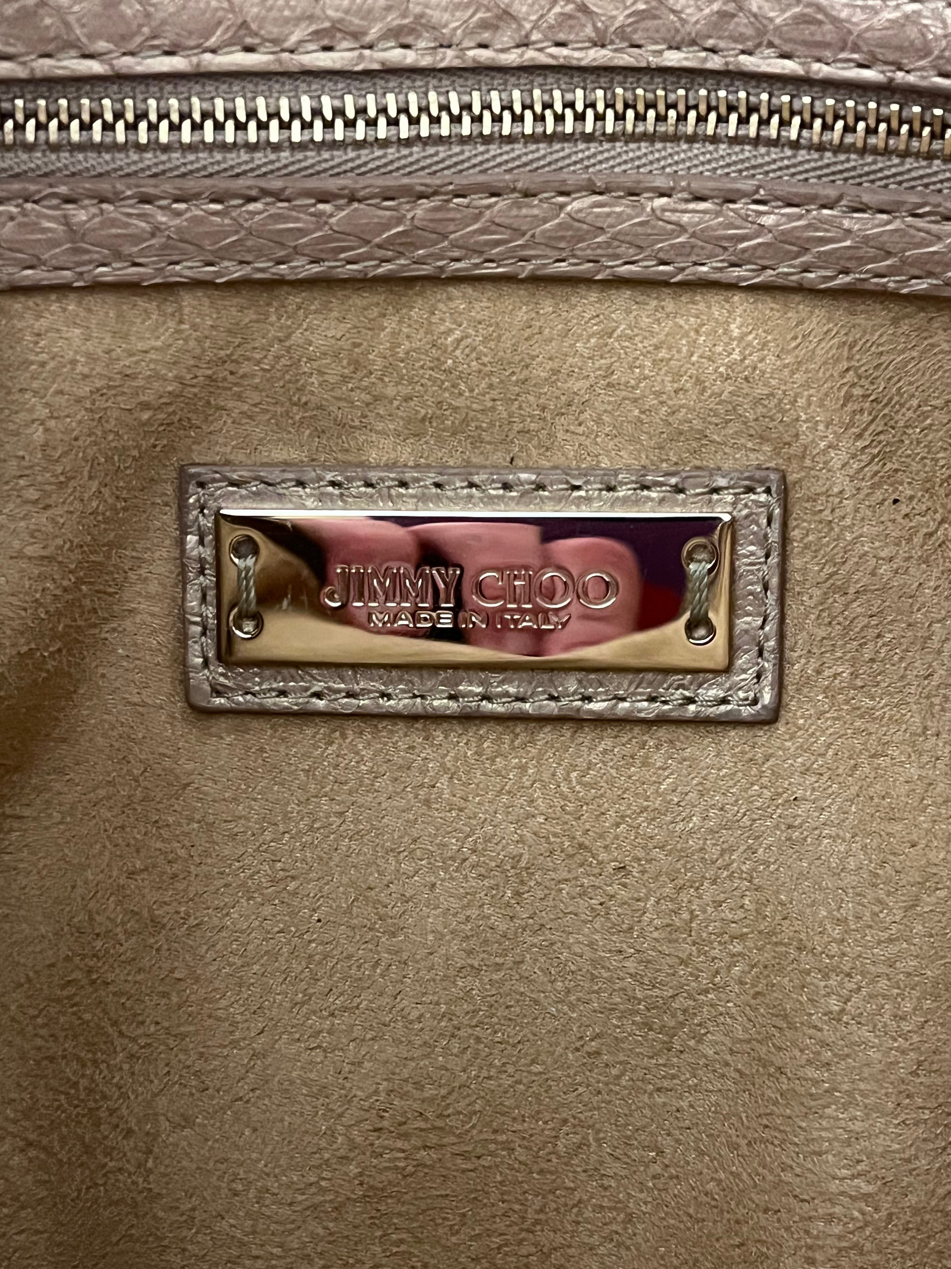 JIMMY CHOO/Bag/Leather/BEG/HOBO MOON W/RINGS + CHAIN view 3