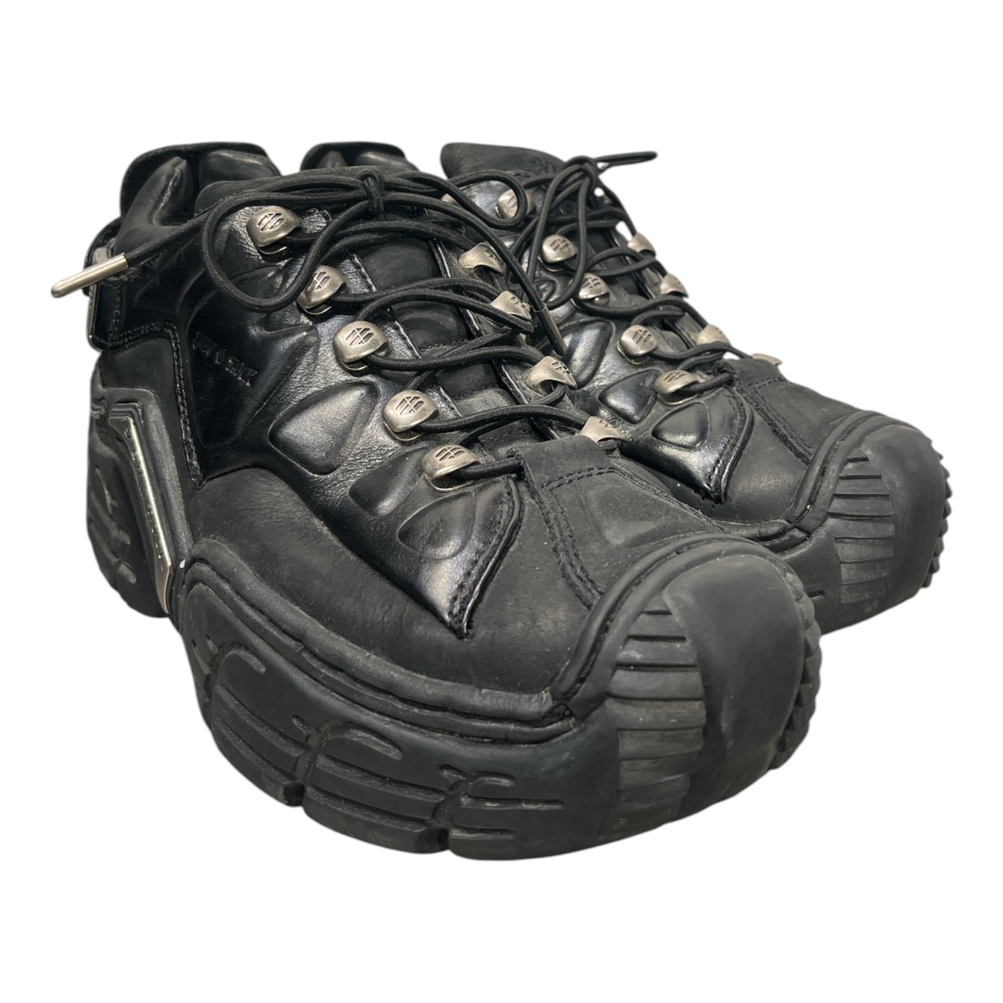 NEW ROCK/Shoes/US 9/Leather/BLK/ view 1