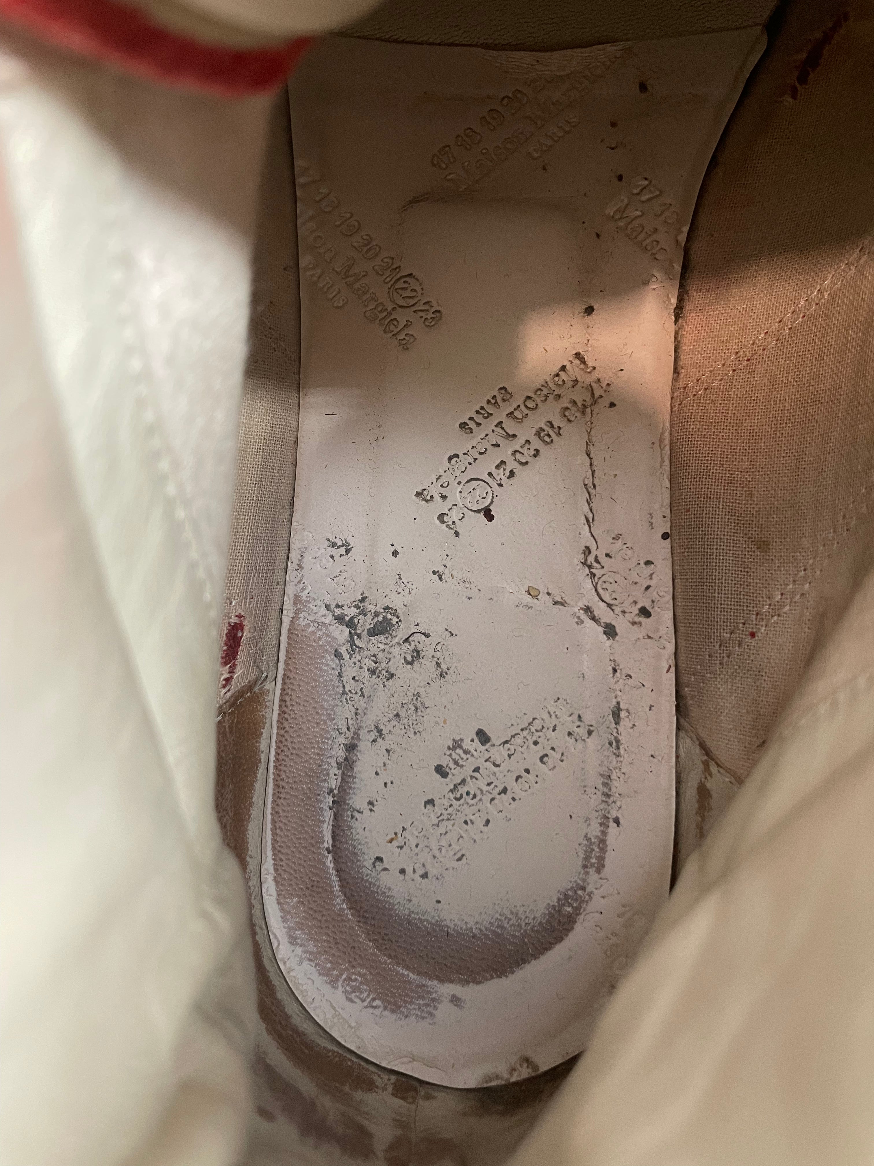 Maison Margiela/Hi-Sneakers/EU 41/Leather/RED/TABI GAT view 3