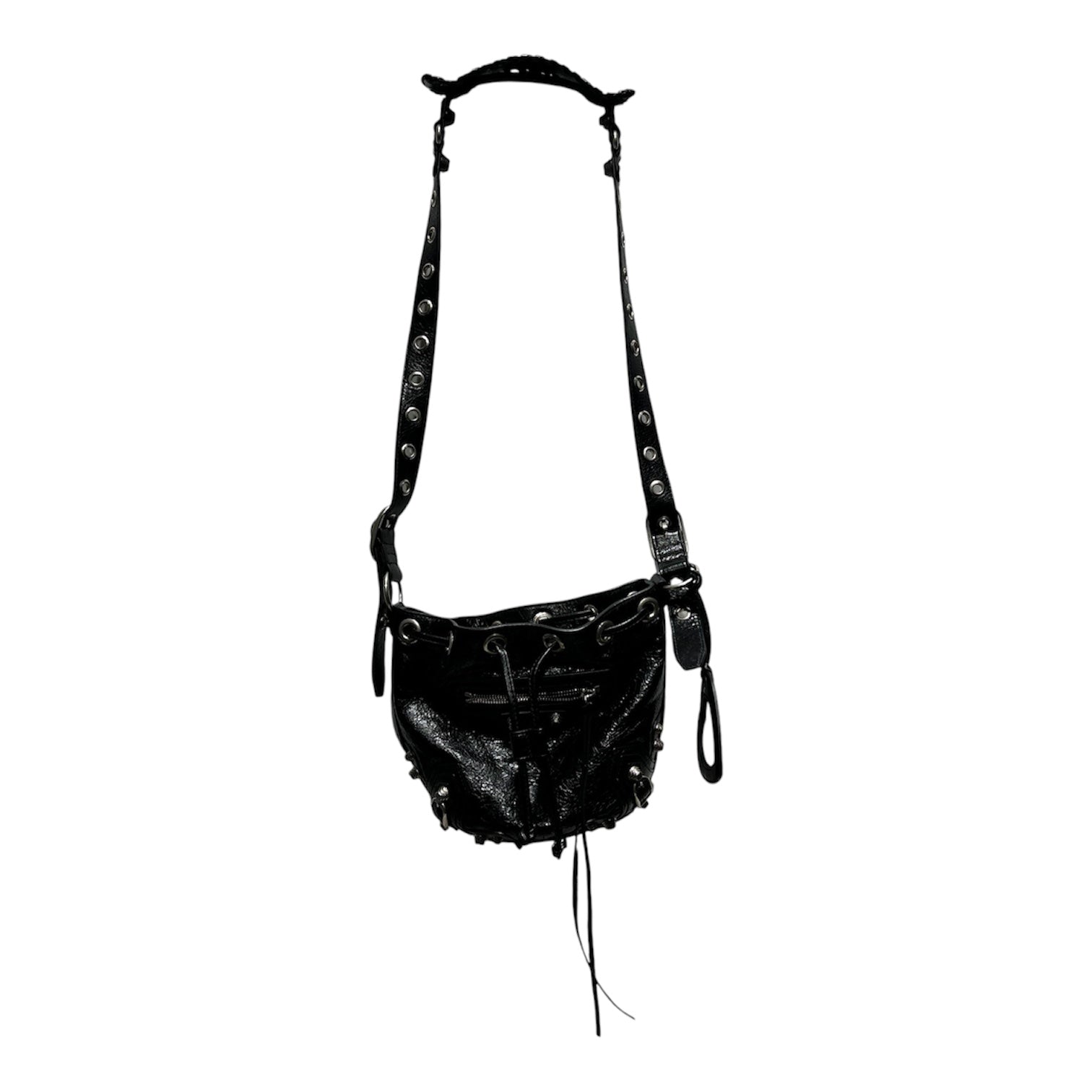 BALENCIAGA/Bag/Leather/BLK/LE CAGOLE XS BUCKET view 1