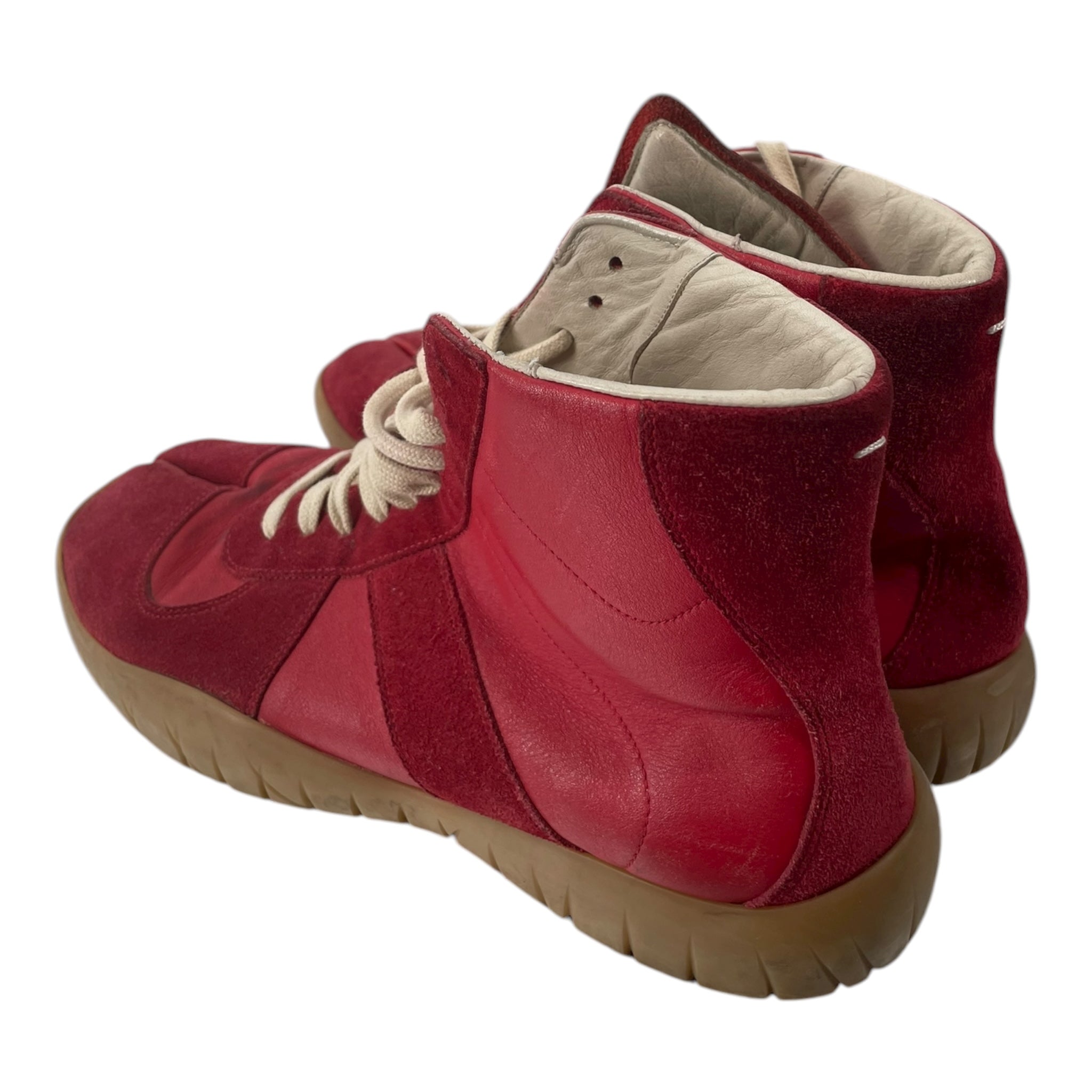 Maison Margiela/Hi-Sneakers/EU 41/Leather/RED/TABI GAT view 1