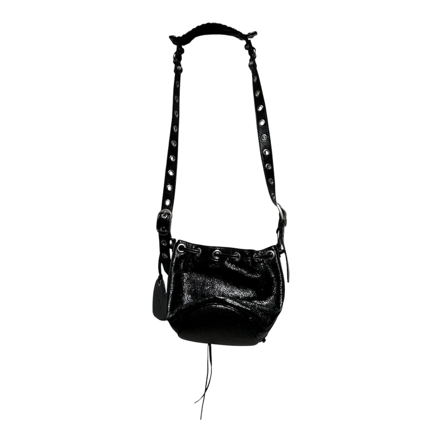 BALENCIAGA/Bag/Leather/BLK/LE CAGOLE XS BUCKET view 2