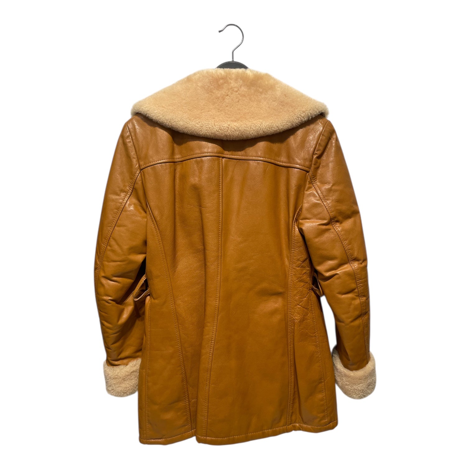 Schott/Leather Jkt/M/Leather/BRW/Faux fur lined vintage leather view 2