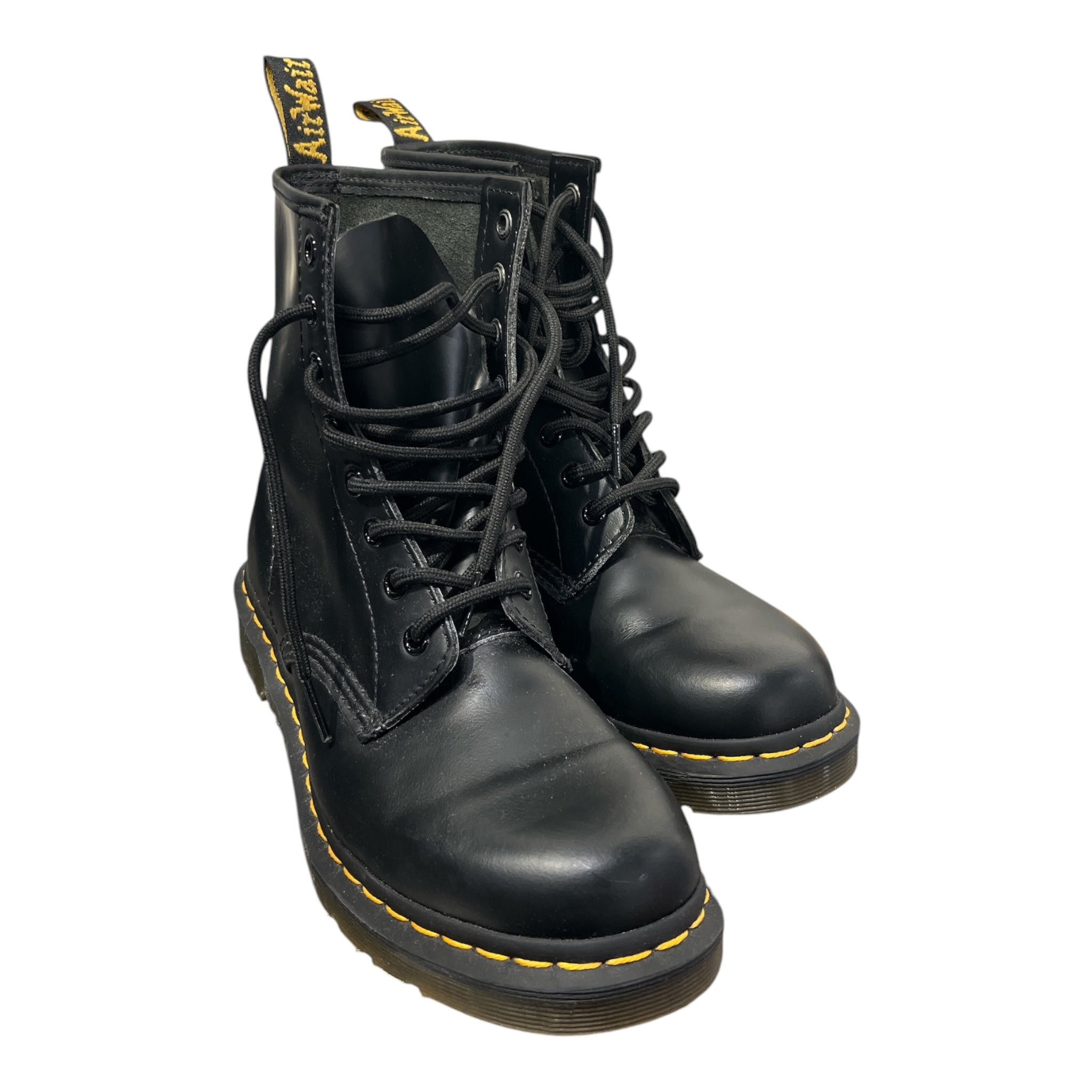 Dr.Martens/Boots/US 8/Leather/BLK/"AIRWAIR" view 1