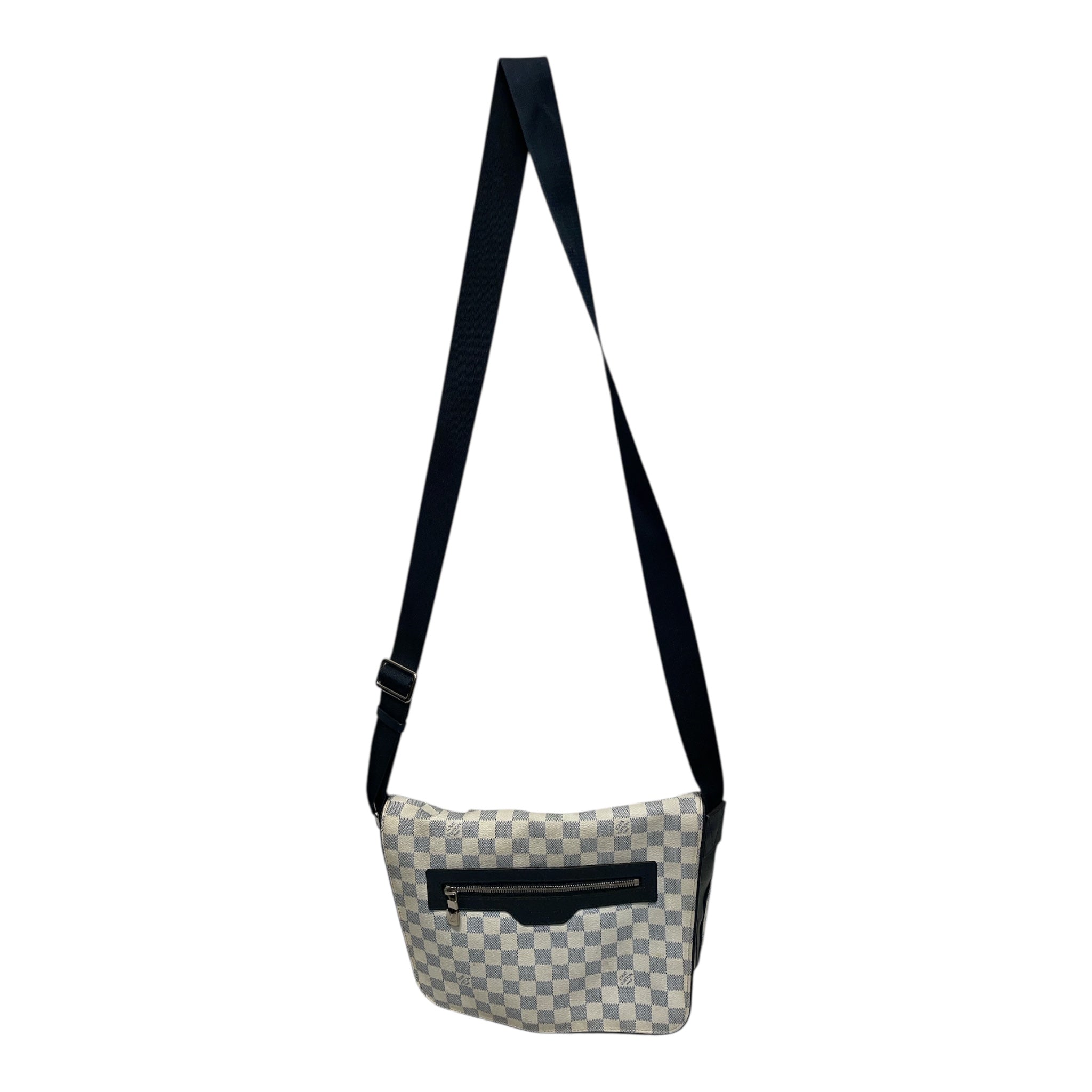 LOUIS VUITTON/Cross Body Bag/Monogram/Leather/WHT/MESSENGER BAG view 1