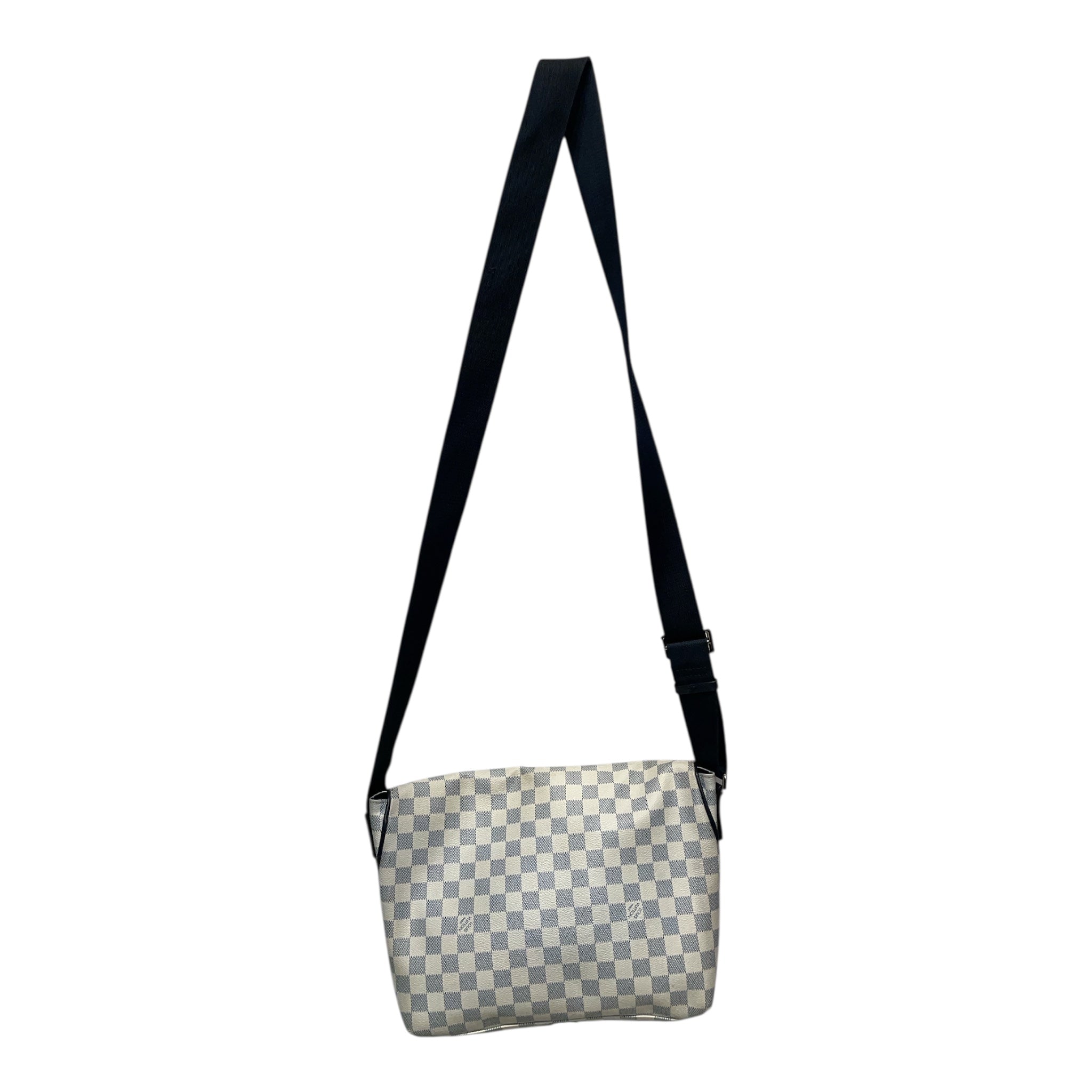 LOUIS VUITTON/Cross Body Bag/Monogram/Leather/WHT/MESSENGER BAG view 2