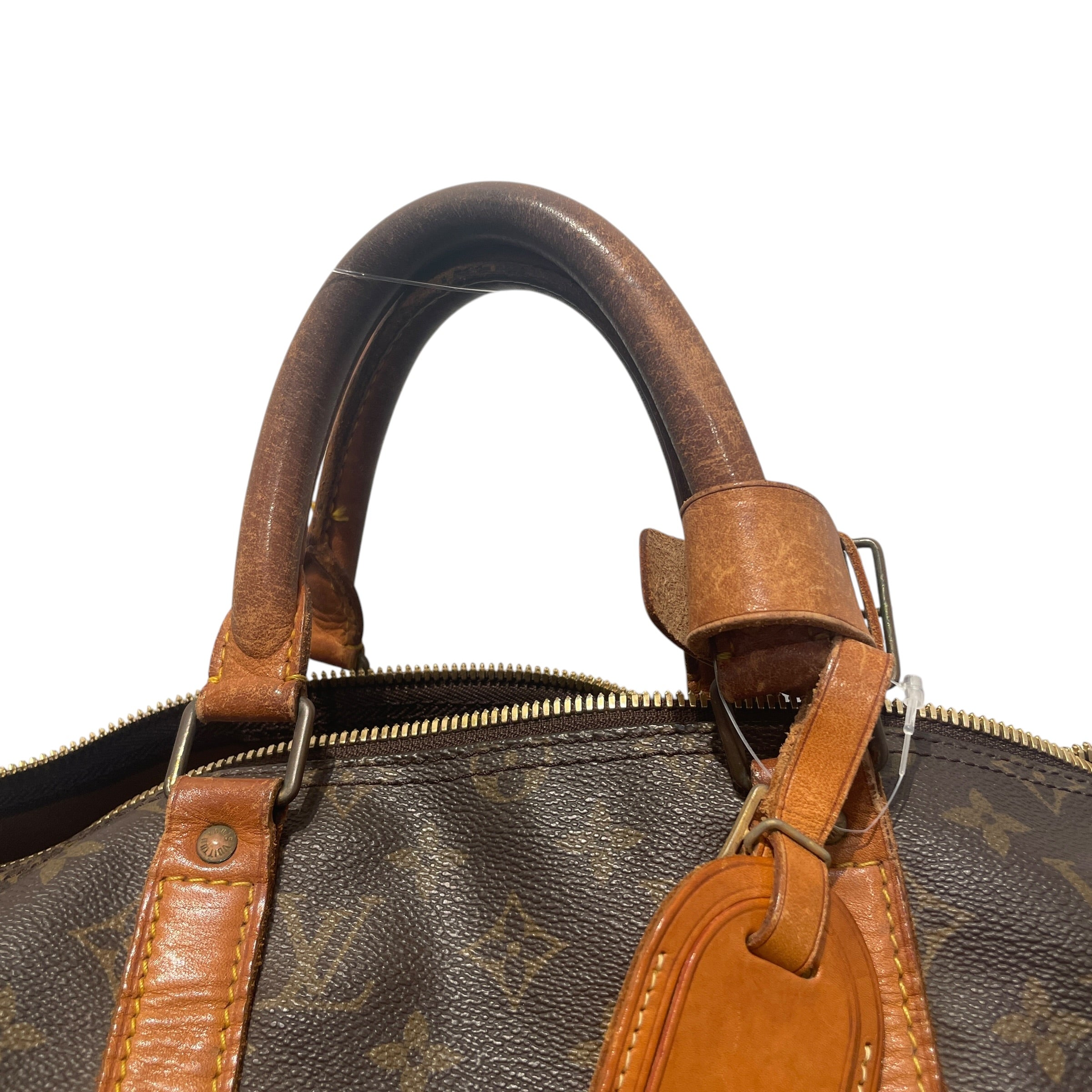 LOUIS VUITTON/Luggage/Monogram/Leather/BRW/Vintage Keepall 50 W/Tag view 2