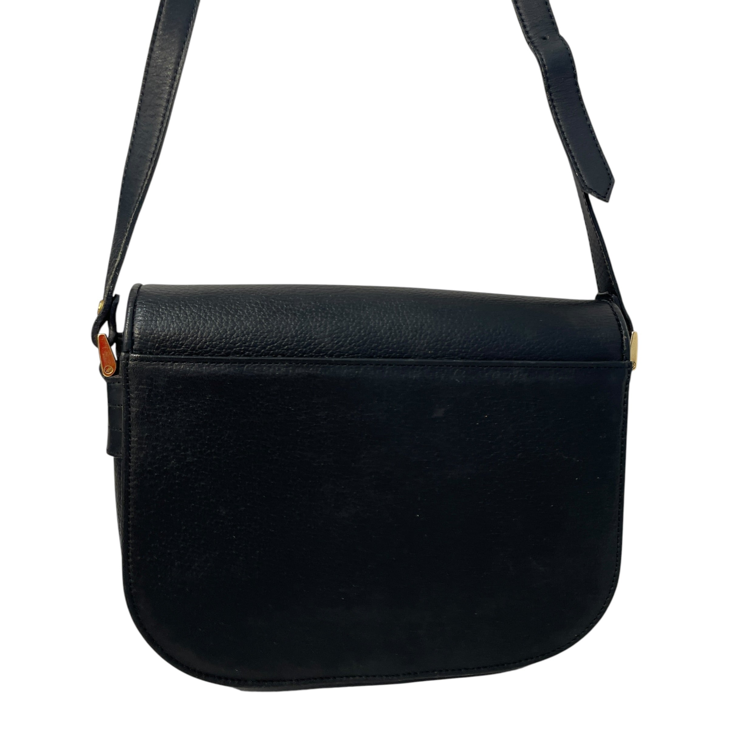 BURBERRYS/Cross Body Bag/Leather/BLK/Vintage Grained Crossbody view 4