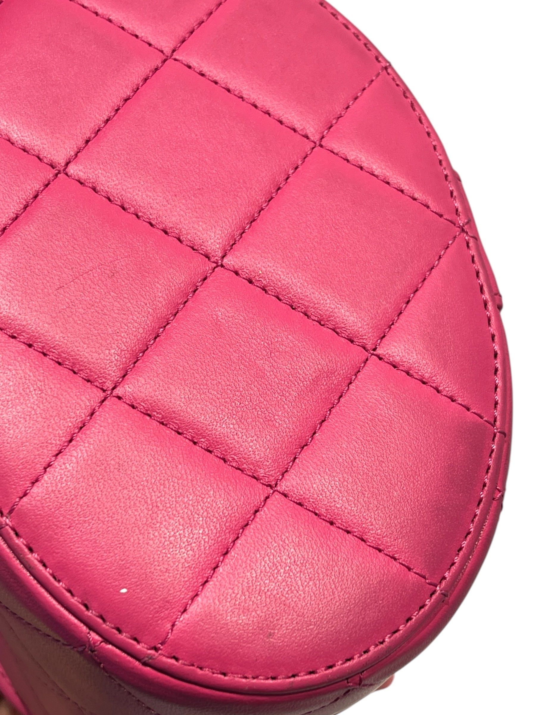 CHANEL/Cross Body Bag/Leather/PNK/Chain Vanity Case view 7