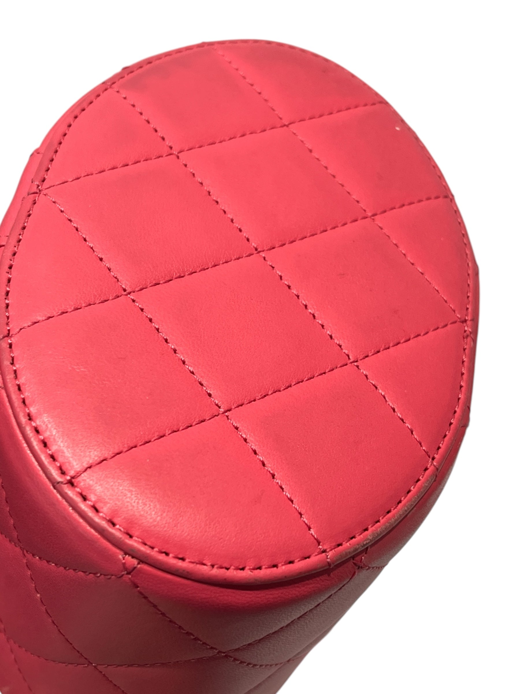 CHANEL/Cross Body Bag/Leather/PNK/Chain Vanity Case view 8