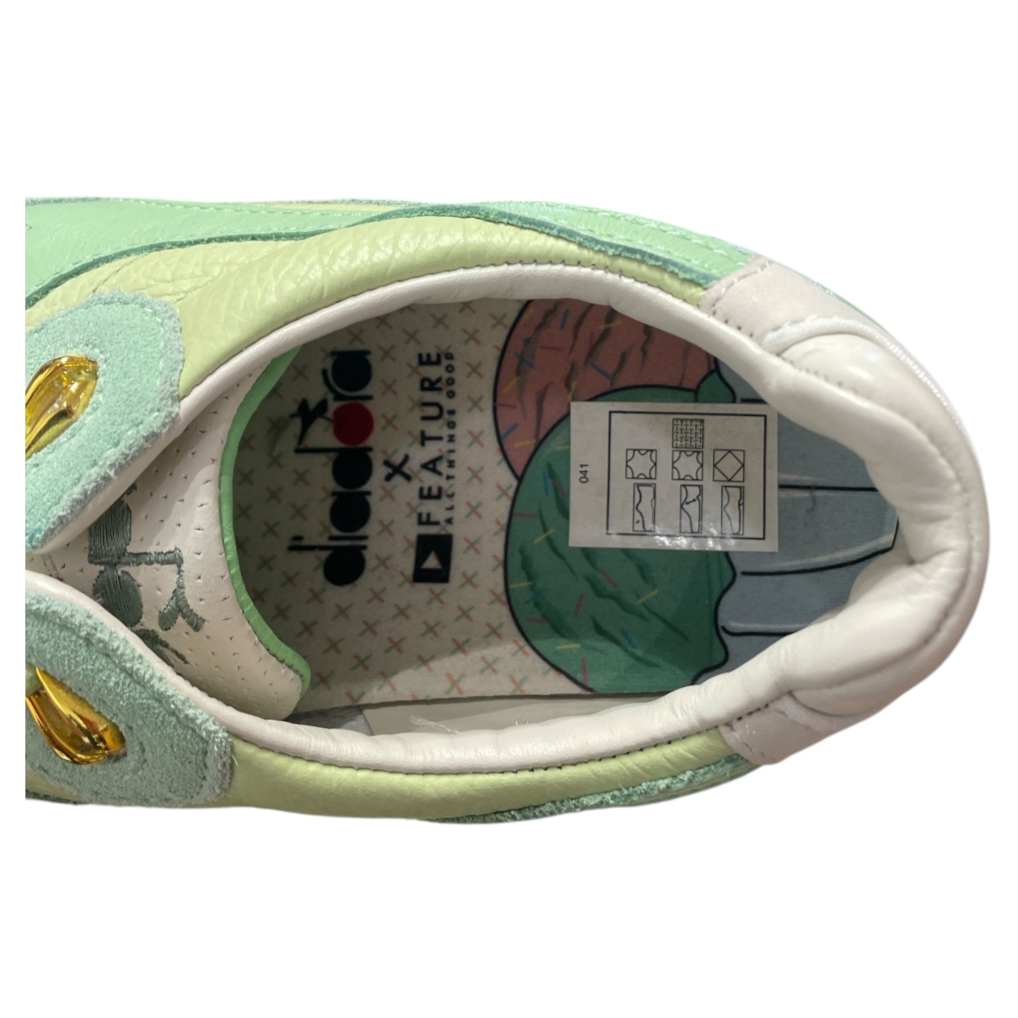 DIADORA/Low-Sneakers/US 9/Suede/GRN/Diadora "Ice Cream" lows view 3