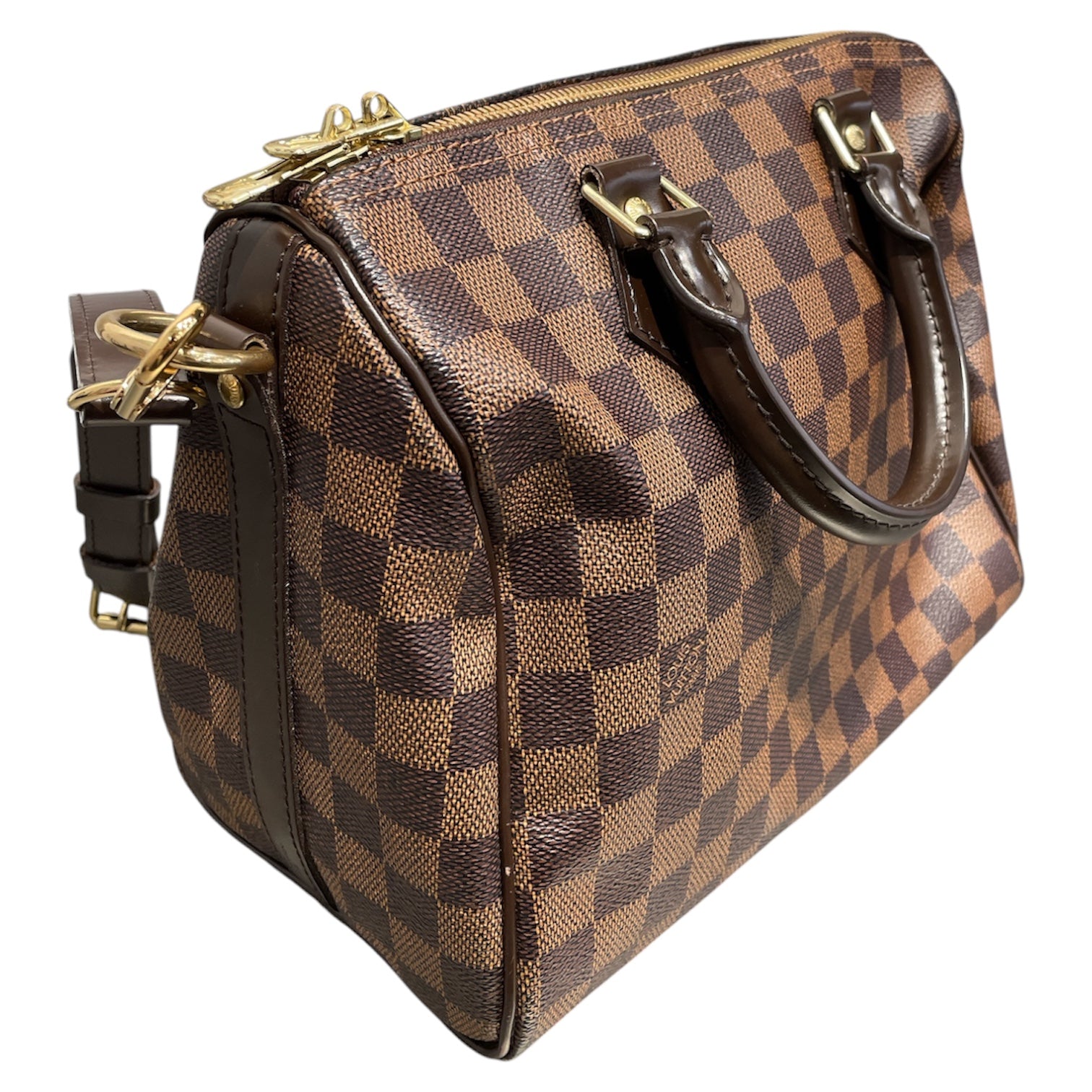 LOUIS VUITTON/Cross Body Bag/Cotton/BRW/Ebene Speedy Bandouliere 30 view 6