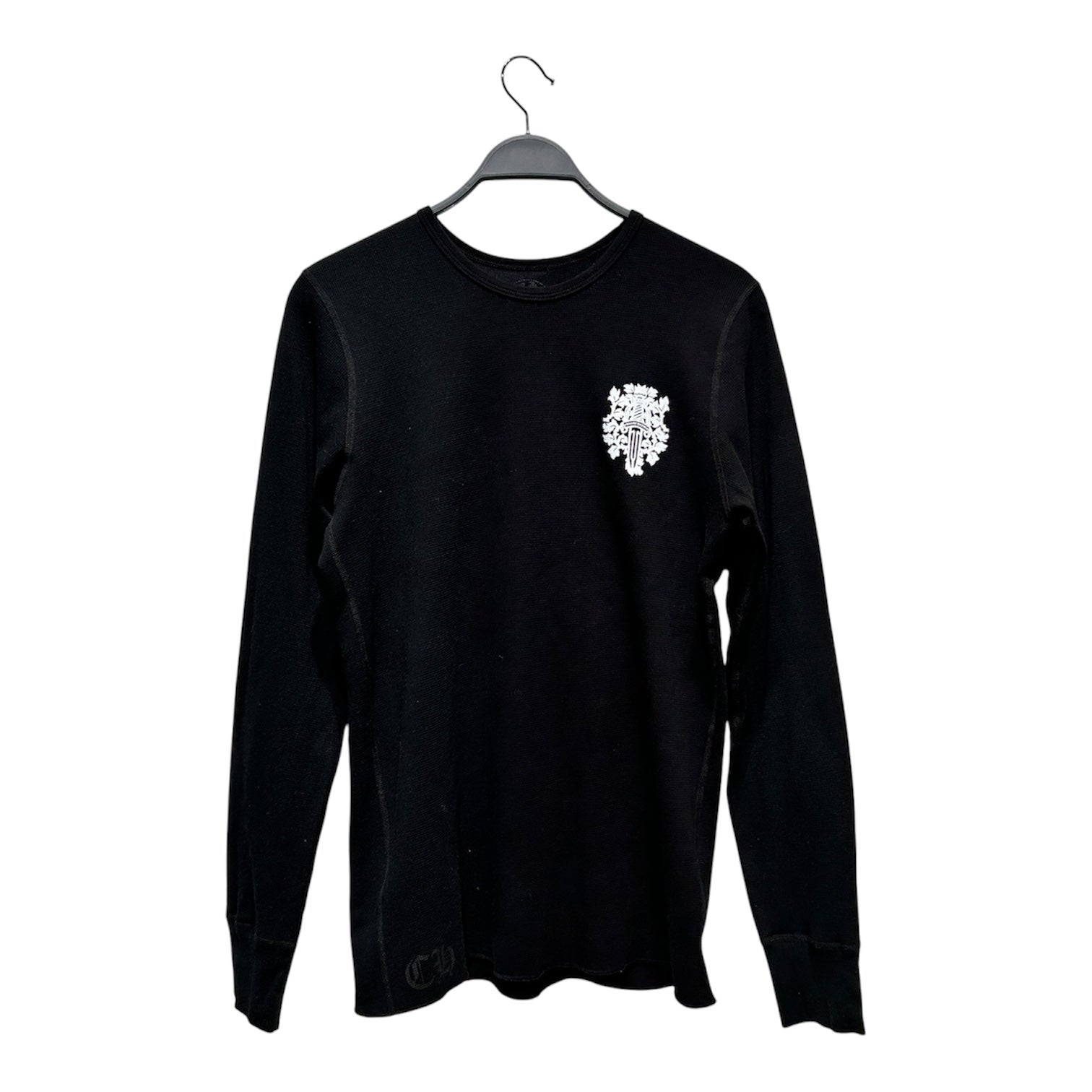 CHROME HEARTS/LS T-Shirt/XL/Cotton/BLK/thermal view 1