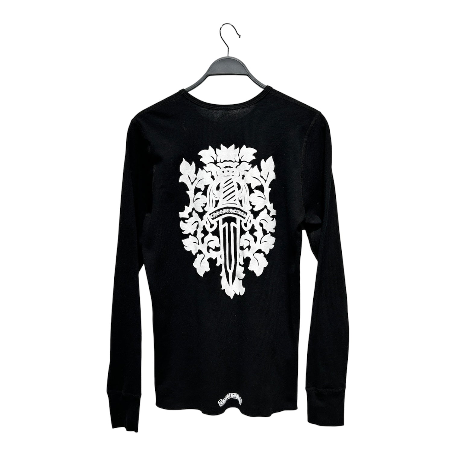 CHROME HEARTS/LS T-Shirt/XL/Cotton/BLK/thermal view 2