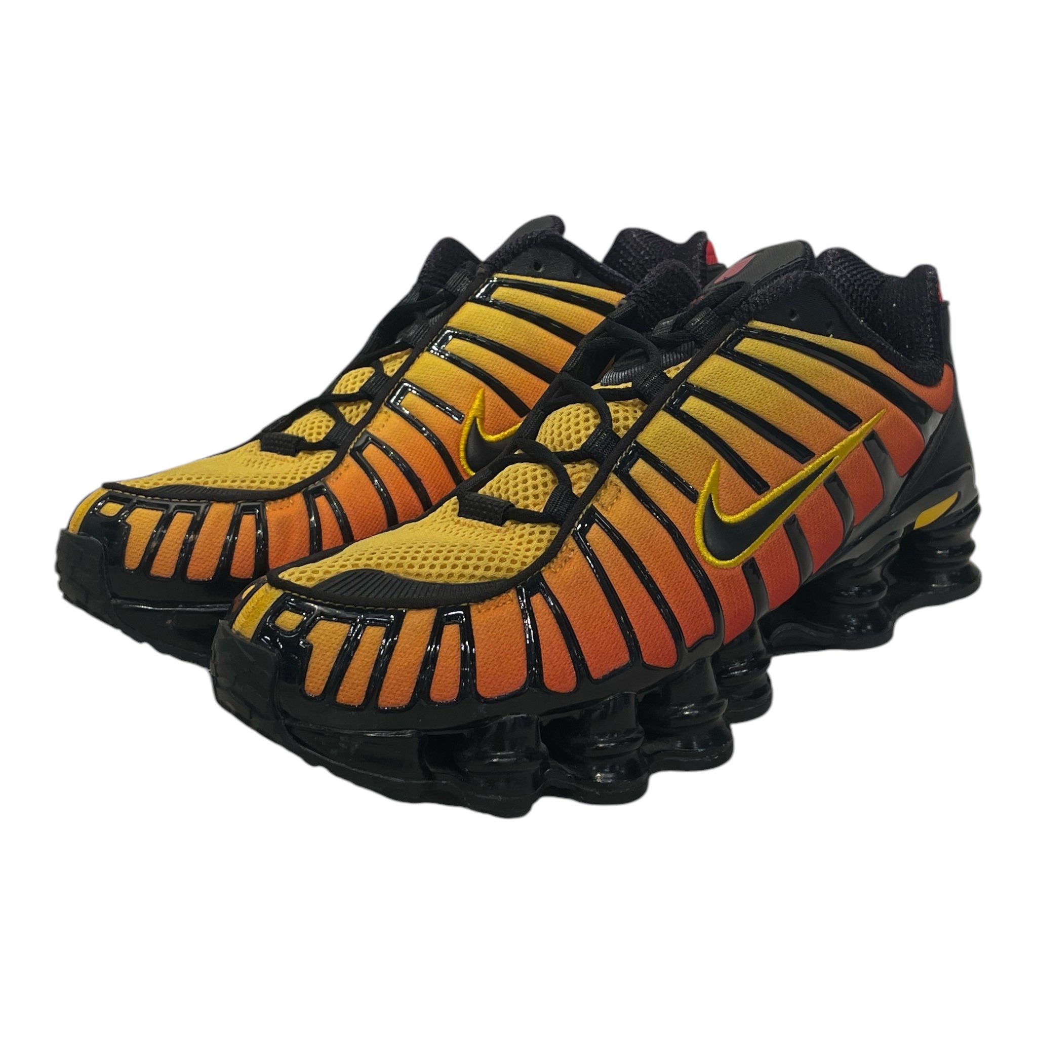 NIKE/Low-Sneakers/US 10/Acrylic/ORN/shox view 1
