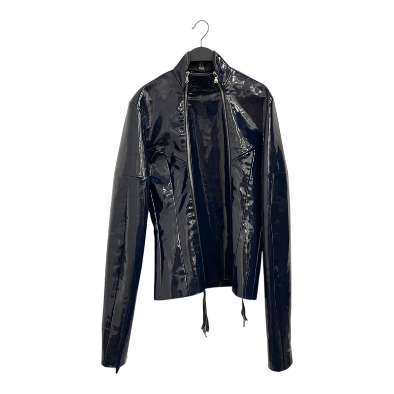 HOOD BY AIR./Jacket/NVY/GLOSSY FINISH ZIPPERS