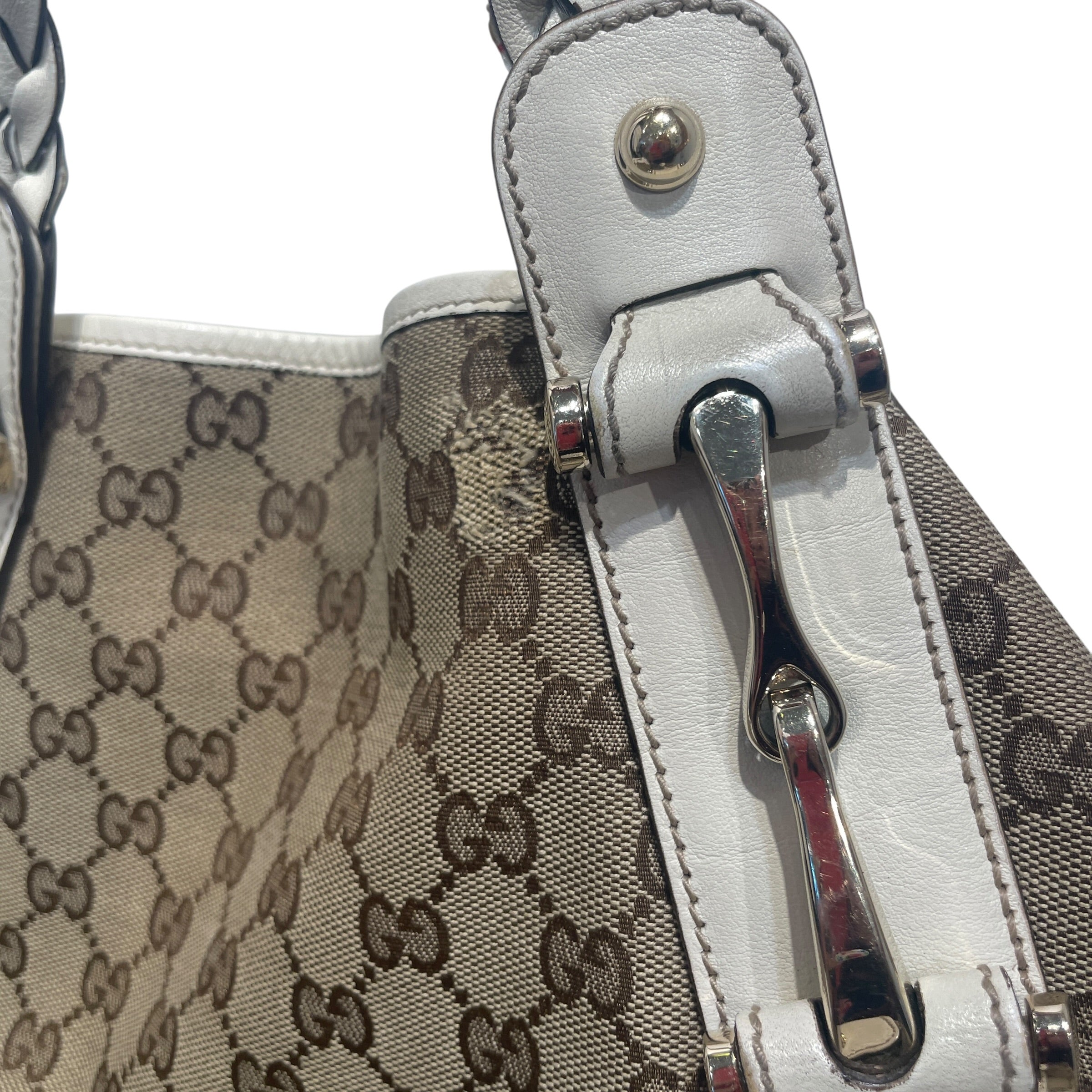 GUCCI/Hand Bag/Monogram/Cotton/CML/Pelham GG Monogram Bag view 3
