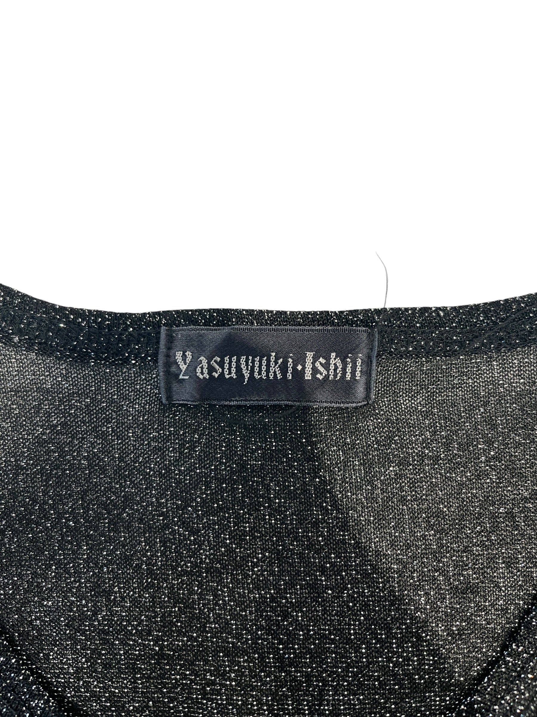 Yasuyuki Ishii/SS Cut & Sew/M/Glitter/GRY/High Neck/ view 2