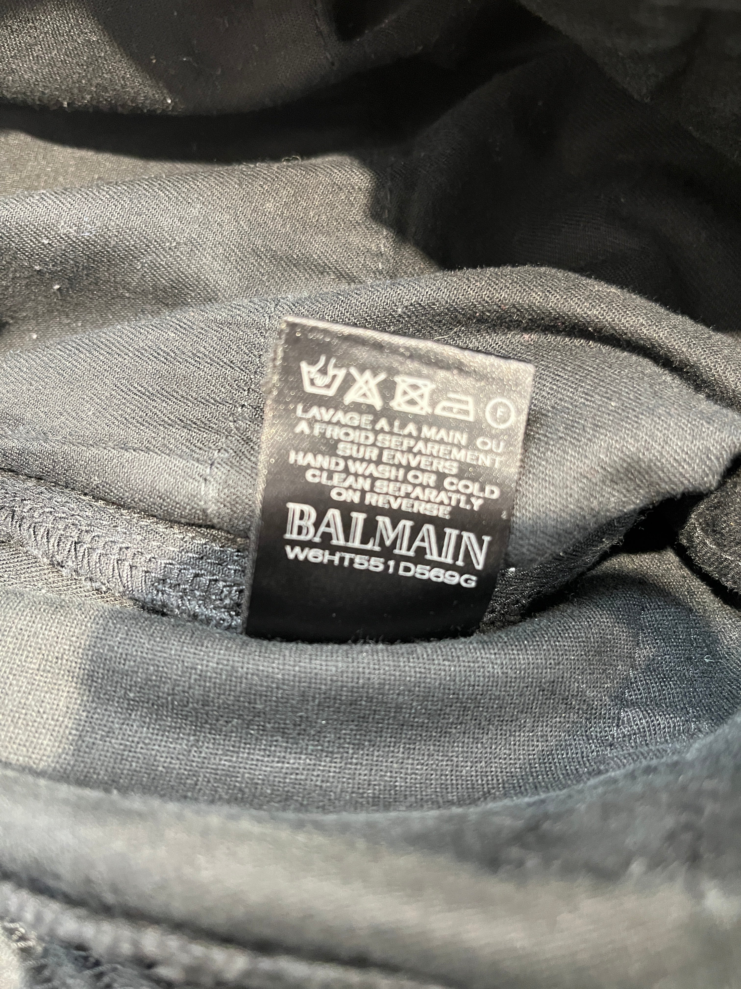BALMAIN/Skinny Pants/32/Denim/BLK/ view 4