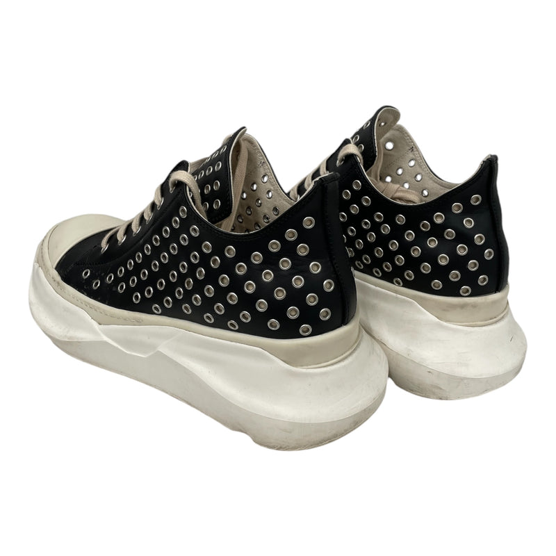 Rick Owens/Low-Sneakers/EU 44.5/All Over Print/Leather/BLK/