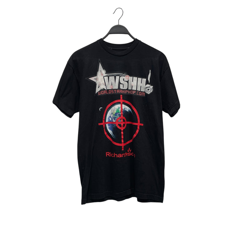 Richardson/T-Shirt/Cotton/BLK/Graphic/WORLD STAR HIP HIP