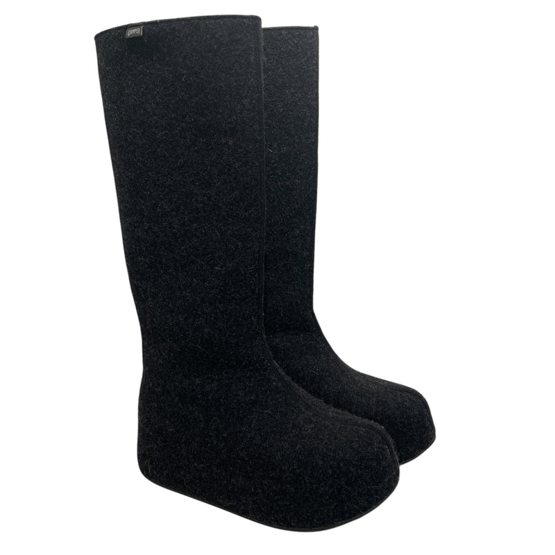 OTTOLINGER/camper/Long Boots/US 7.5/Wool/GRY/