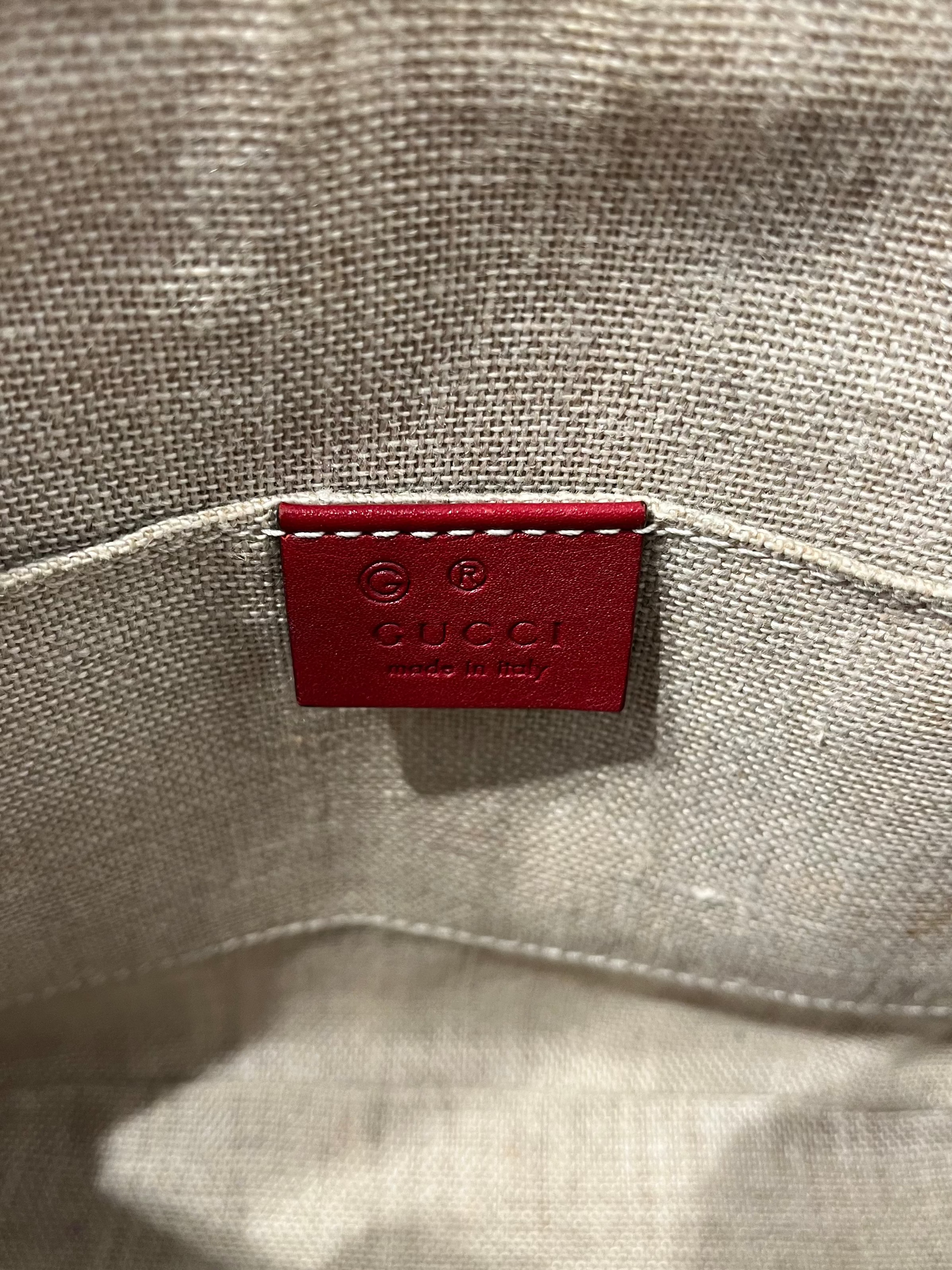 GUCCI/Bag/Monogram/Leather/RED/MICROGUCCISSMA DOME BAG view 9