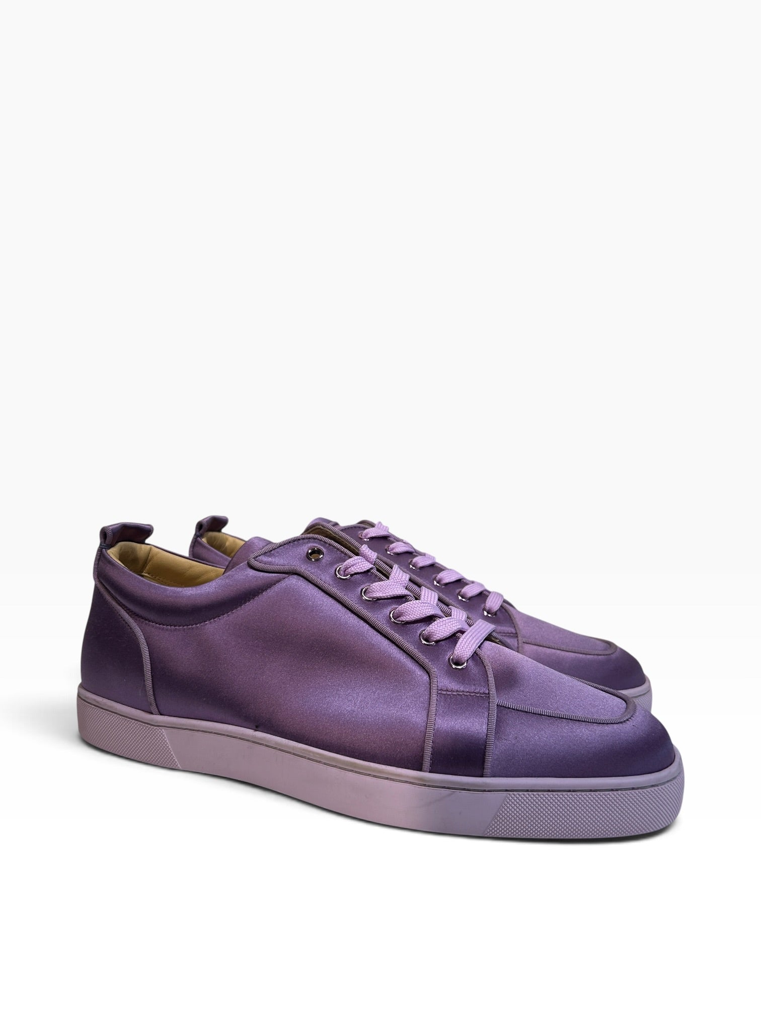 Christian Louboutin/Low-Sneakers/US 14/Polyester/PPL/ORLATO FLAT view 1