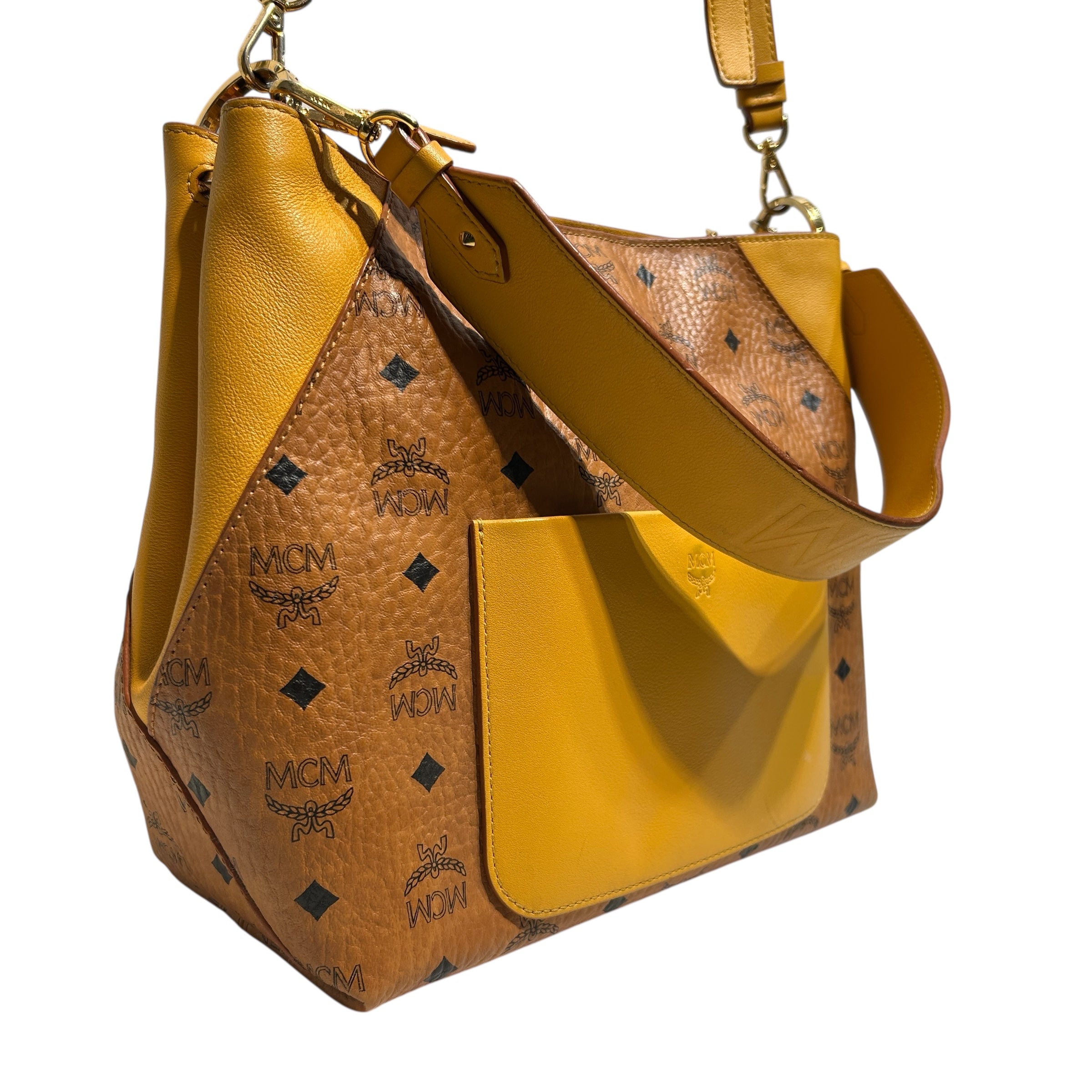 MCM/Bag/Leather/BRW/Visetos Shoulder Bag view 6