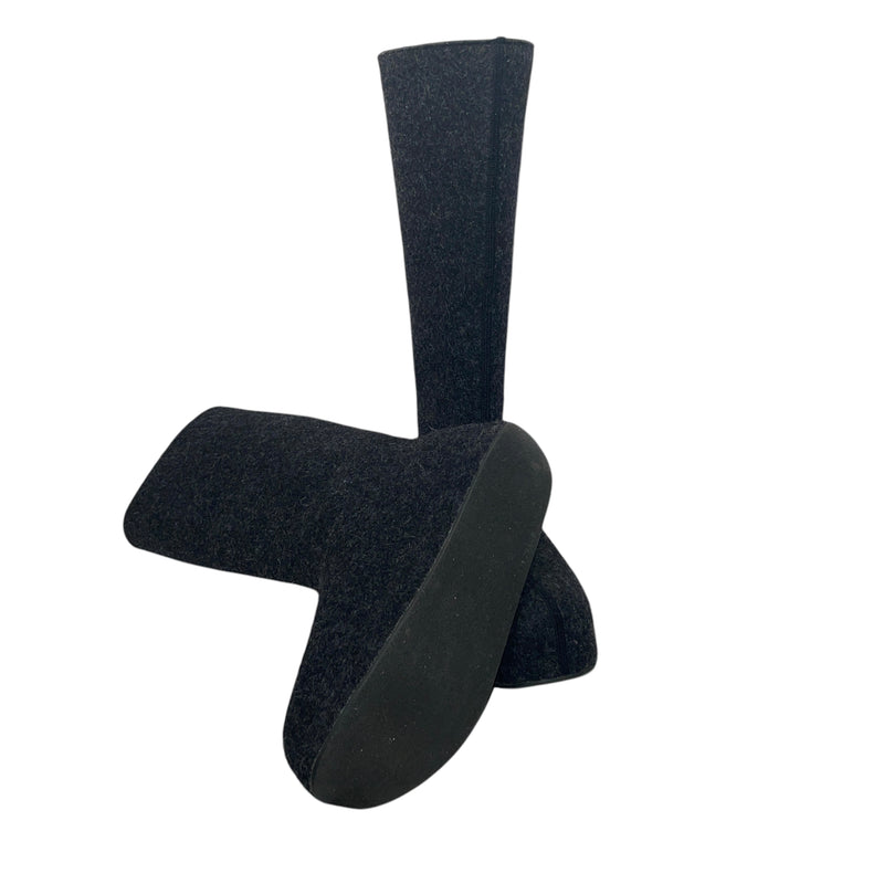 OTTOLINGER/camper/Long Boots/US 7.5/Wool/GRY/