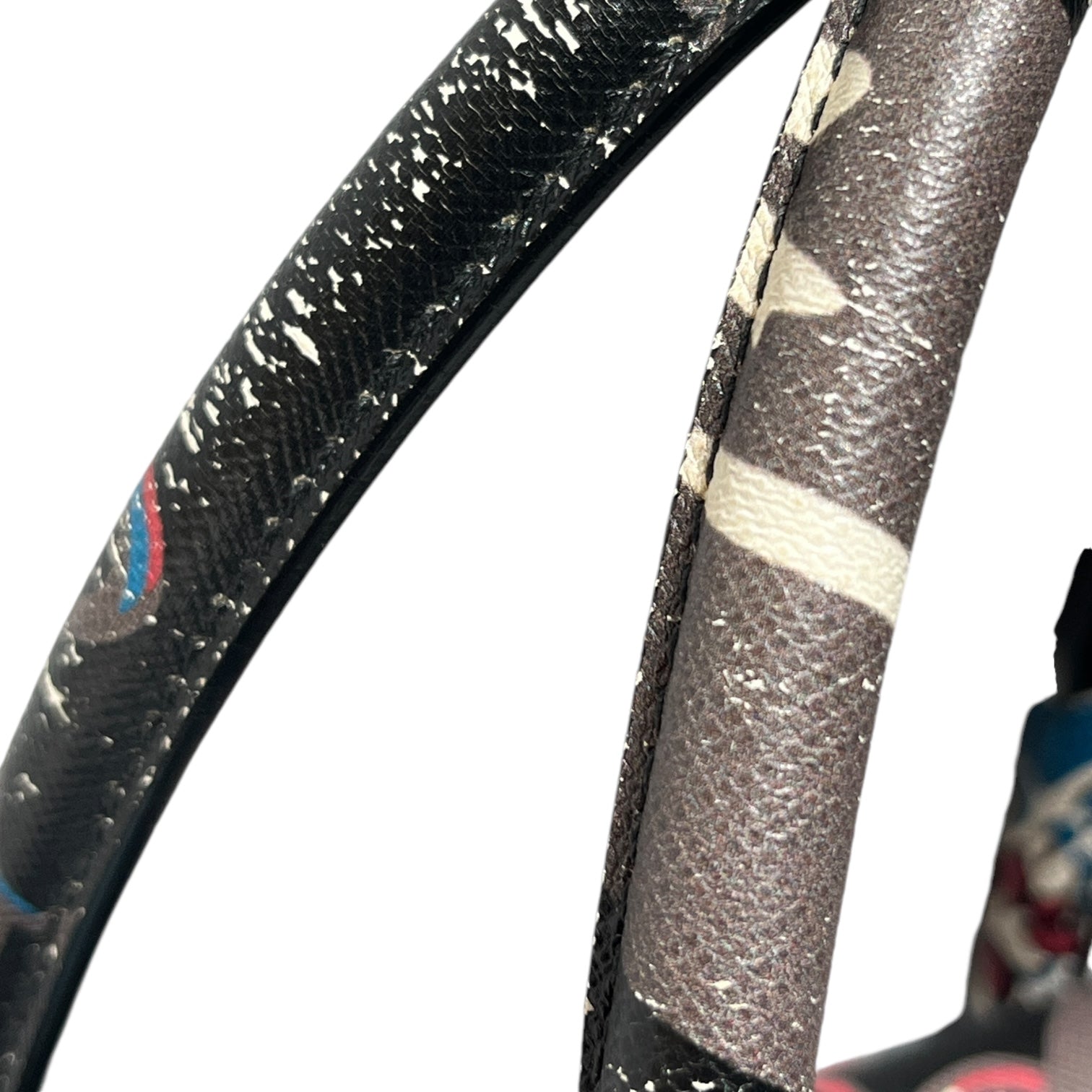 PRADA/Clutch Bag/All Over Print/Leather/BLU/SAFFIANO FLOWER view 10