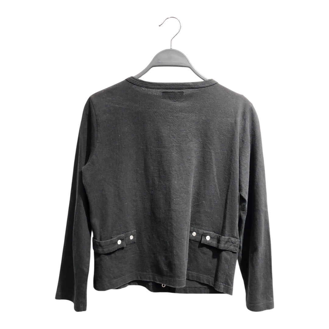 agnes b./Shirt/2/Cotton/BLK/snap buttons view 2