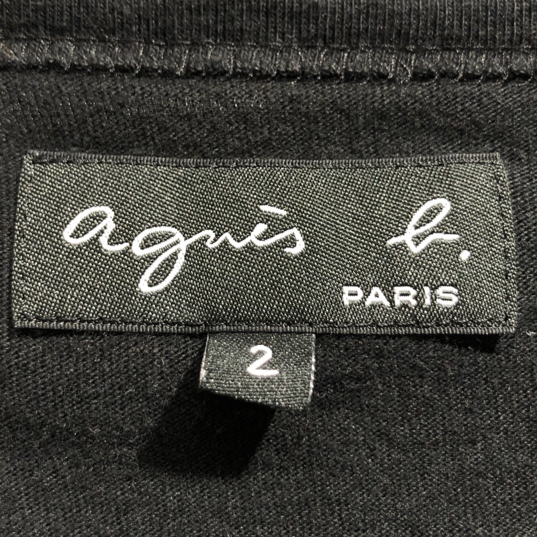 agnes b./Shirt/2/Cotton/BLK/snap buttons view 3