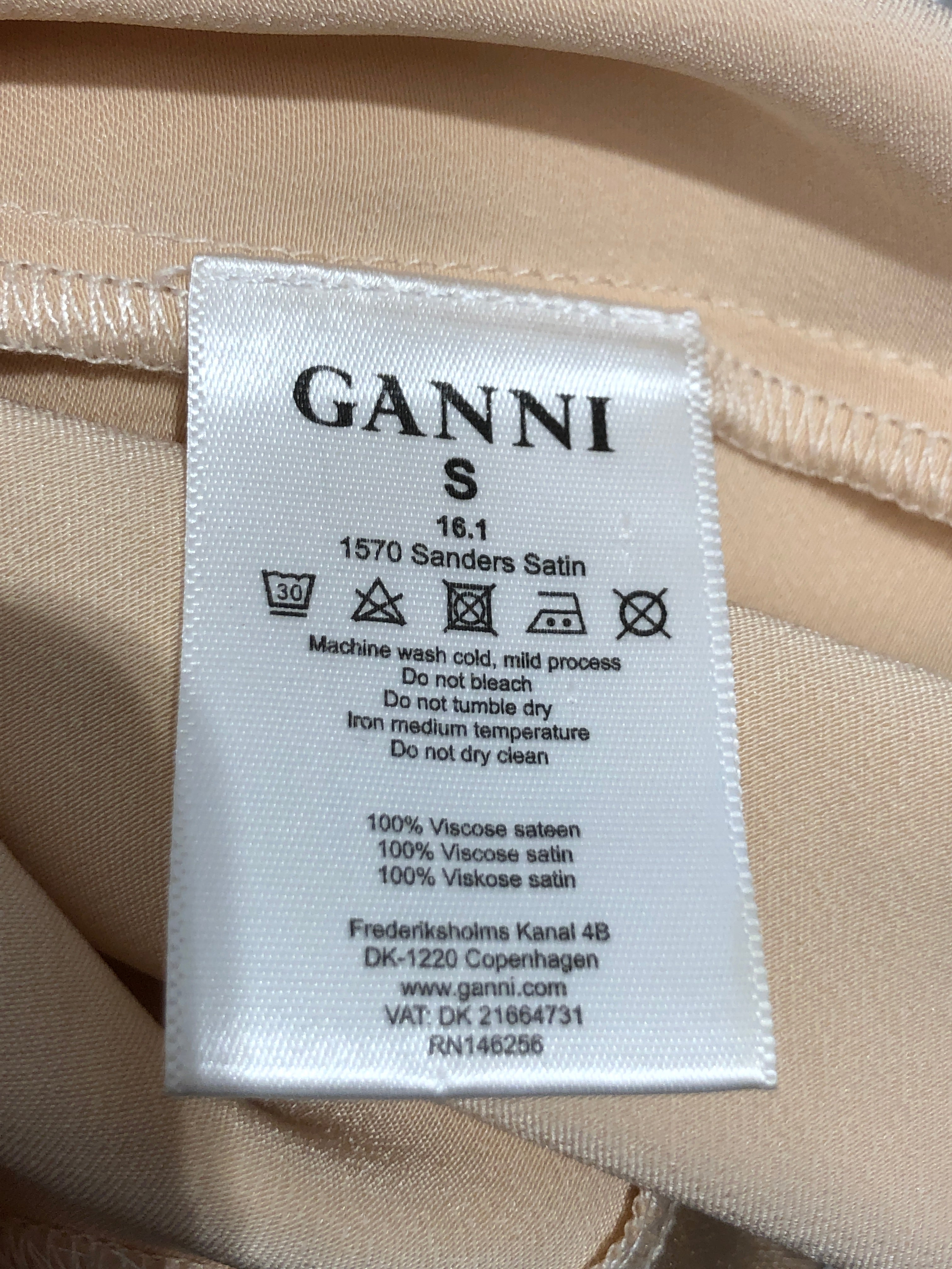 GANNI/Camisole/S/BEG/ view 4
