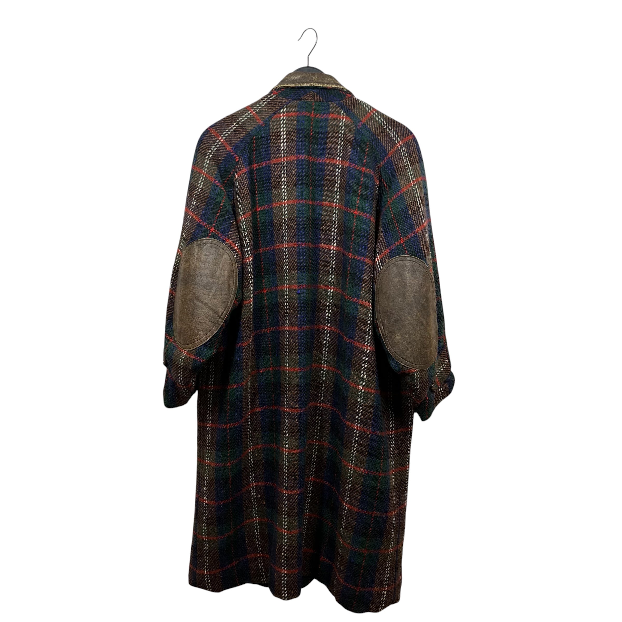 ISSEY MIYAKE/Trench Coat/8/Wool/MLT/Plaid/Issey Miyake Sport view 2